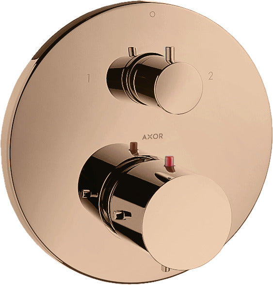 AXOR Starck Thermostatic mixer for concealed installation with shut-off / diverter valve