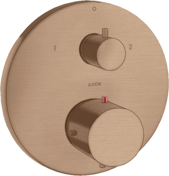 AXOR Starck Thermostatic mixer for concealed installation with shut-off / diverter valve
