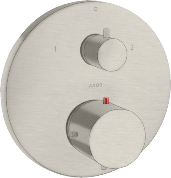 AXOR Starck Thermostatic mixer for concealed installation with shut-off / diverter valve