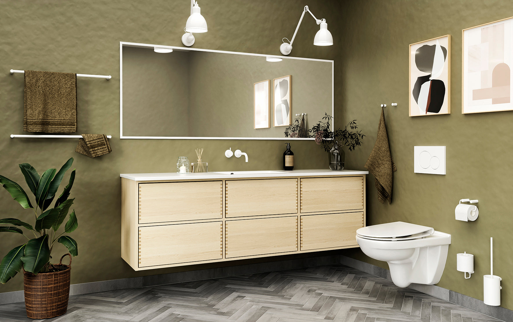 Toilet seat Pressalit Inspira Uni with soft close w/cover White Universal