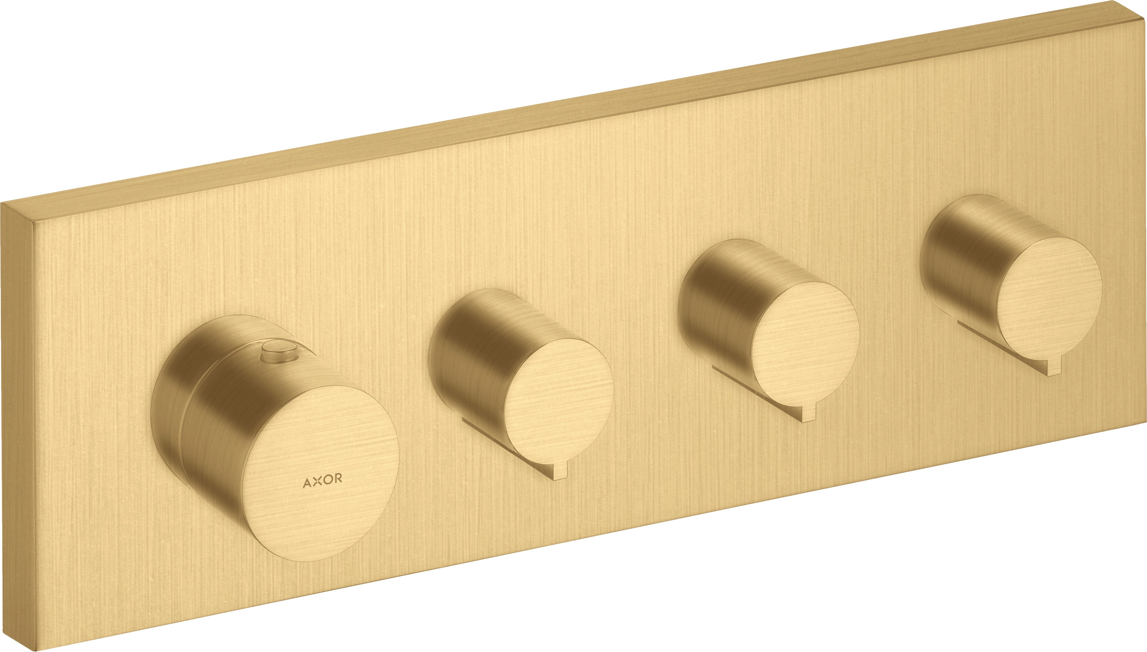 AXOR ShowerSolutions Thermostatic module 360/120 square for concealed installation for 3 outlets