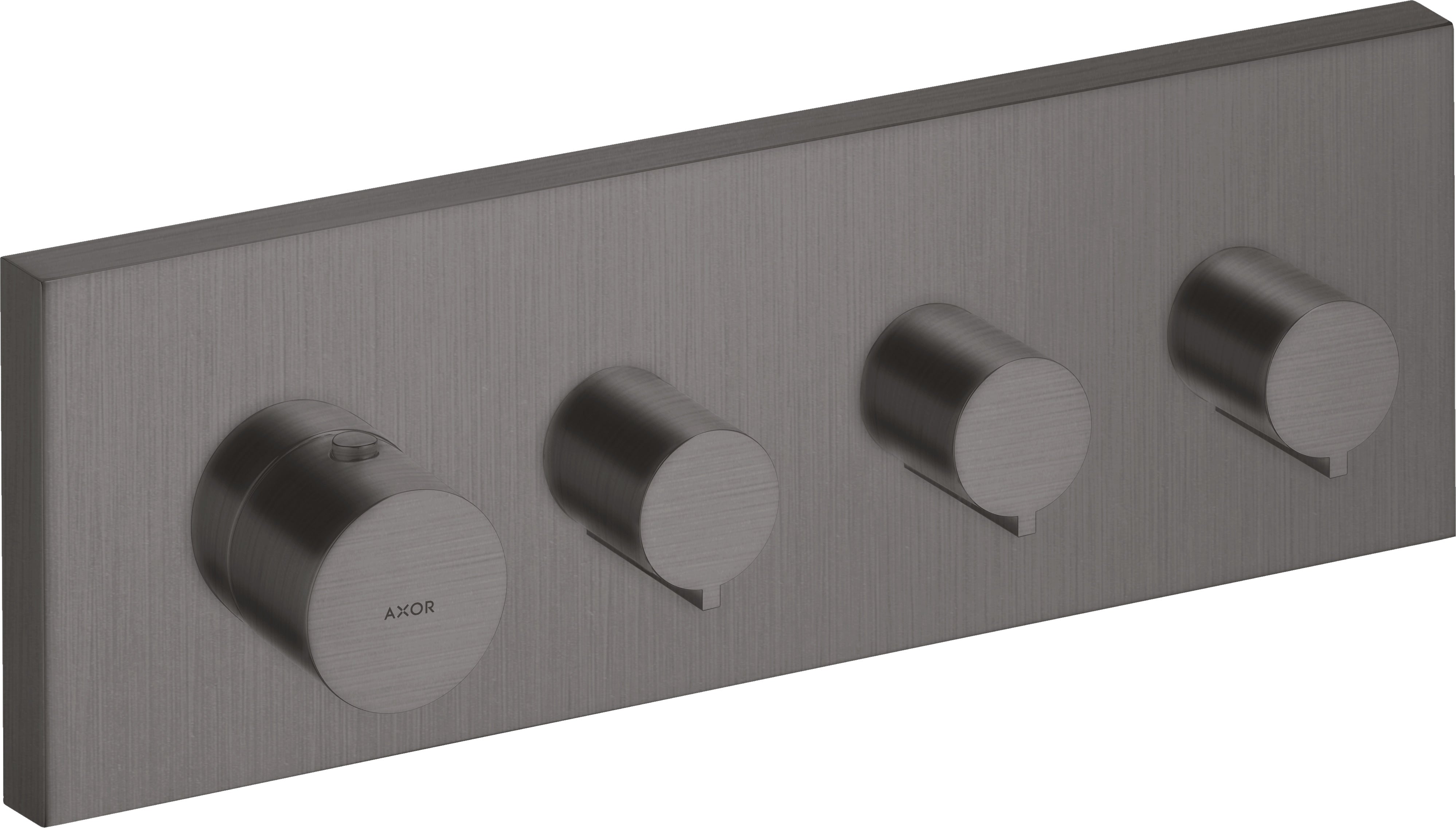 AXOR ShowerSolutions Thermostatic module 360/120 square for concealed installation for 3 outlets