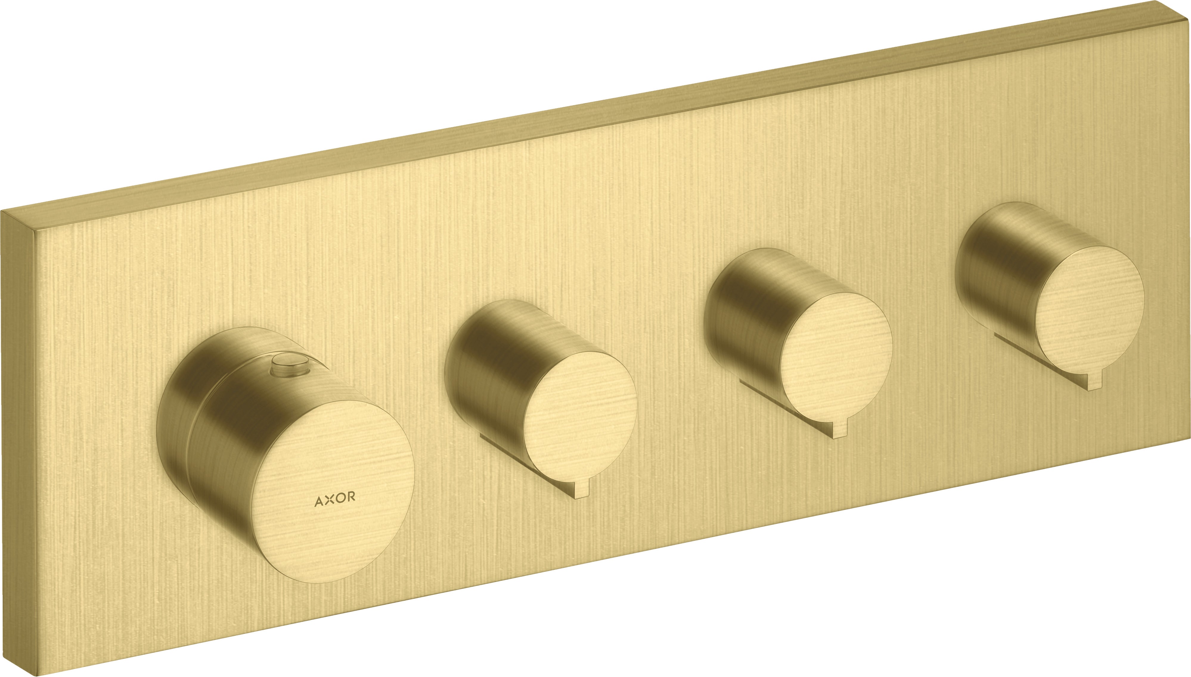 AXOR ShowerSolutions Thermostatic module 360/120 square for concealed installation for 3 outlets