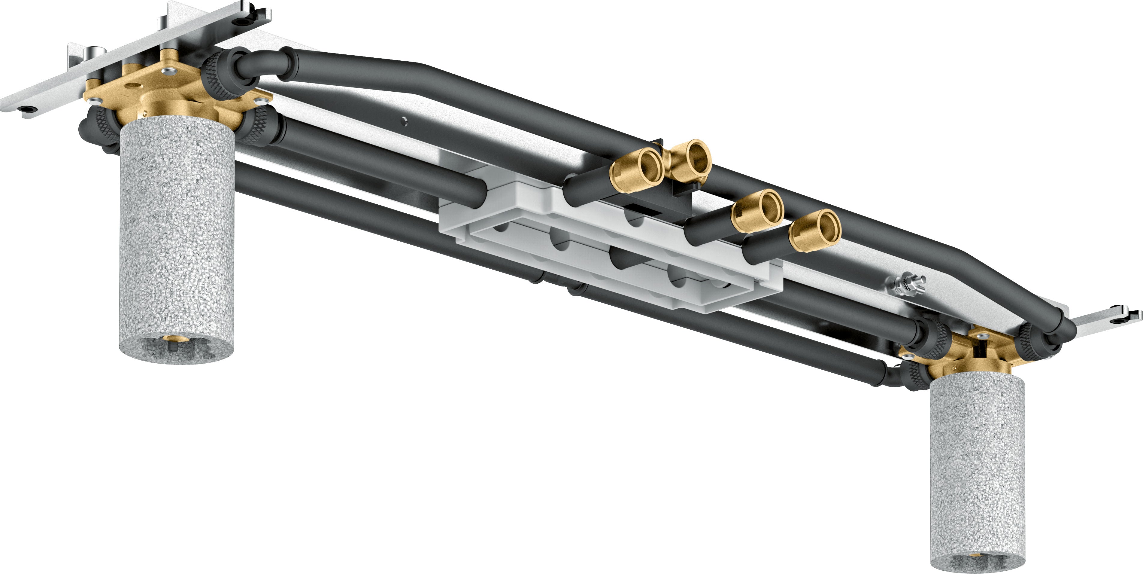 AXOR ShowerSolutions Basic set for ShowerHeaven 1200 mm x 300 4jet overhead shower