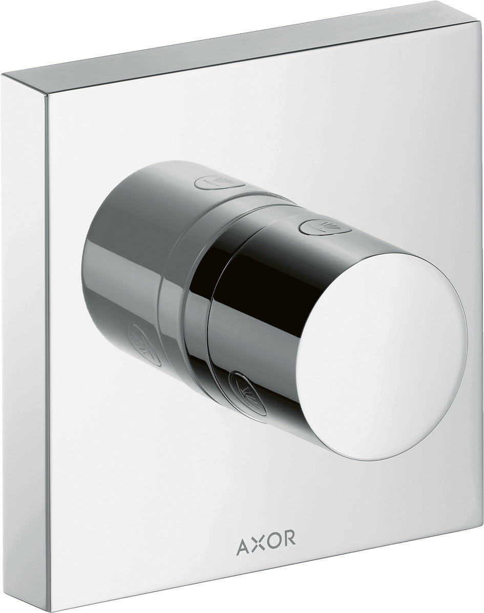 AXOR ShowerSolutions Shut-off / diverter valve Trio / Quattro shut-off / diverter valve 120 mm x 120 mm square