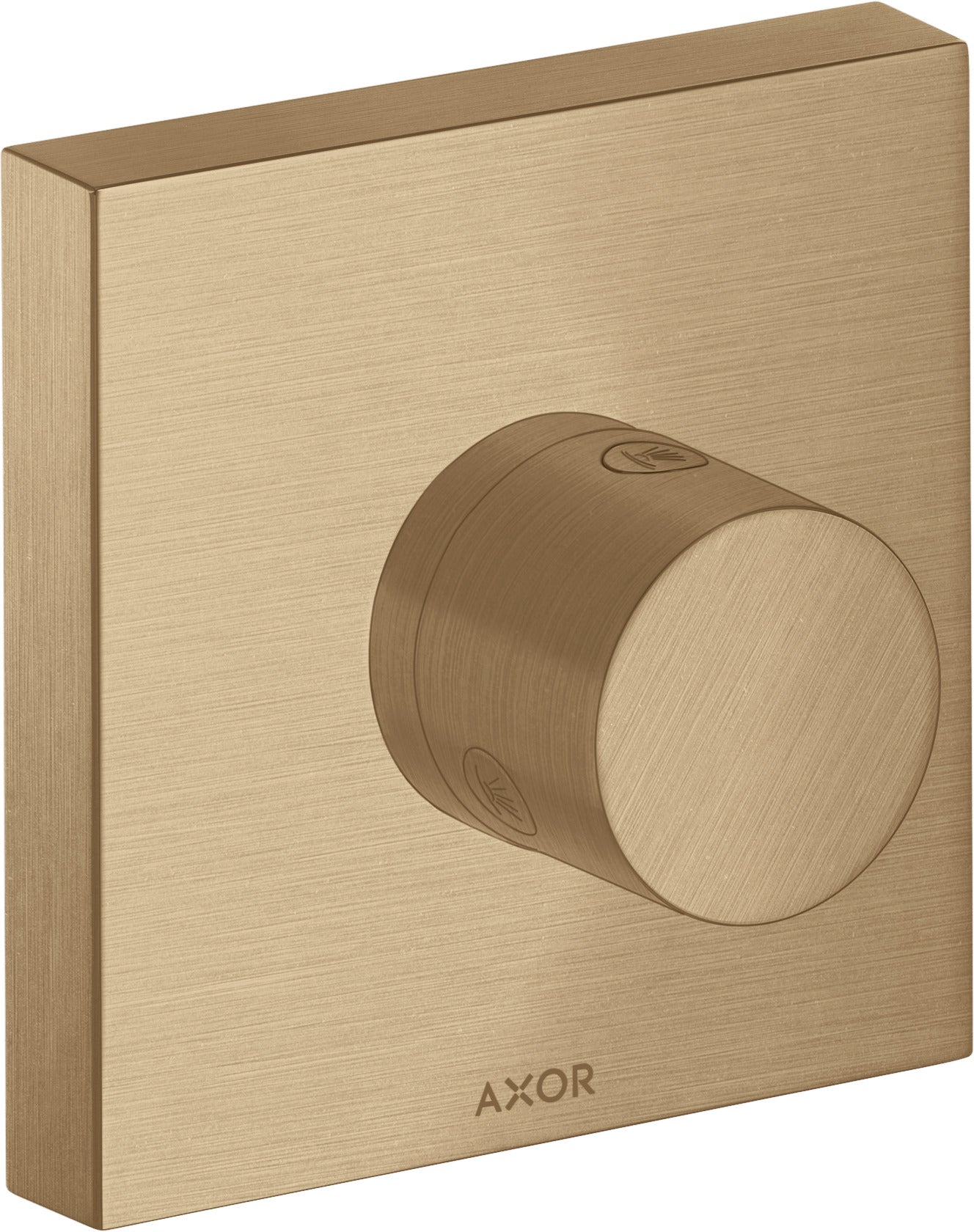 AXOR ShowerSolutions Shut-off / diverter valve Trio / Quattro shut-off / diverter valve 120 mm x 120 mm square