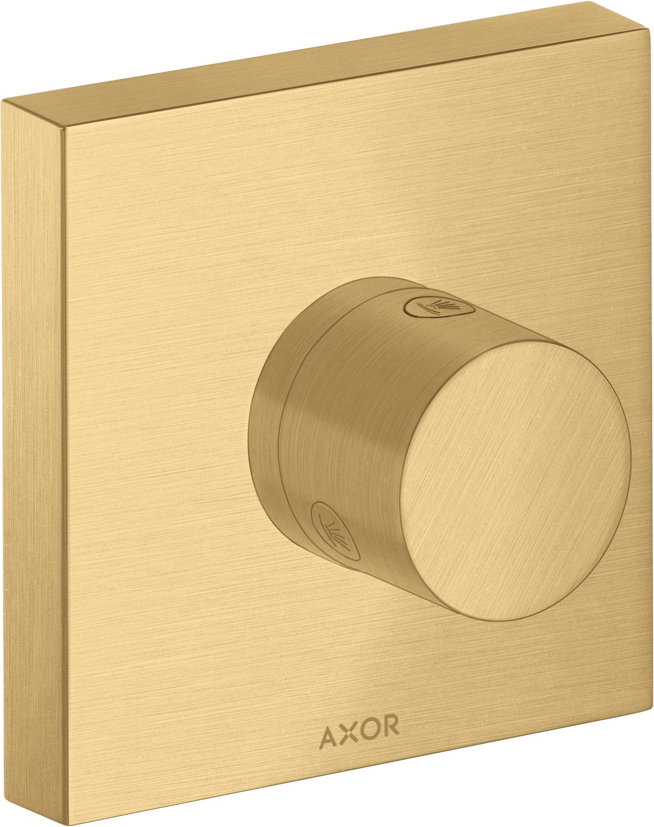 AXOR ShowerSolutions Shut-off / diverter valve Trio / Quattro shut-off / diverter valve 120 mm x 120 mm square