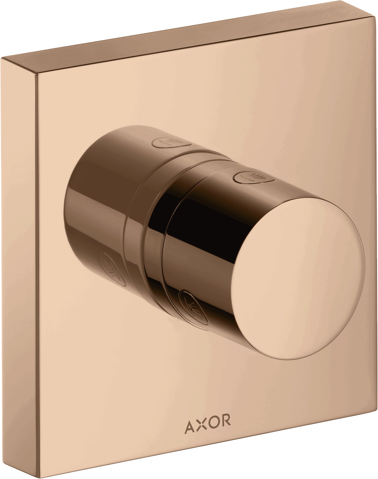 AXOR ShowerSolutions Shut-off / diverter valve Trio / Quattro shut-off / diverter valve 120 mm x 120 mm square