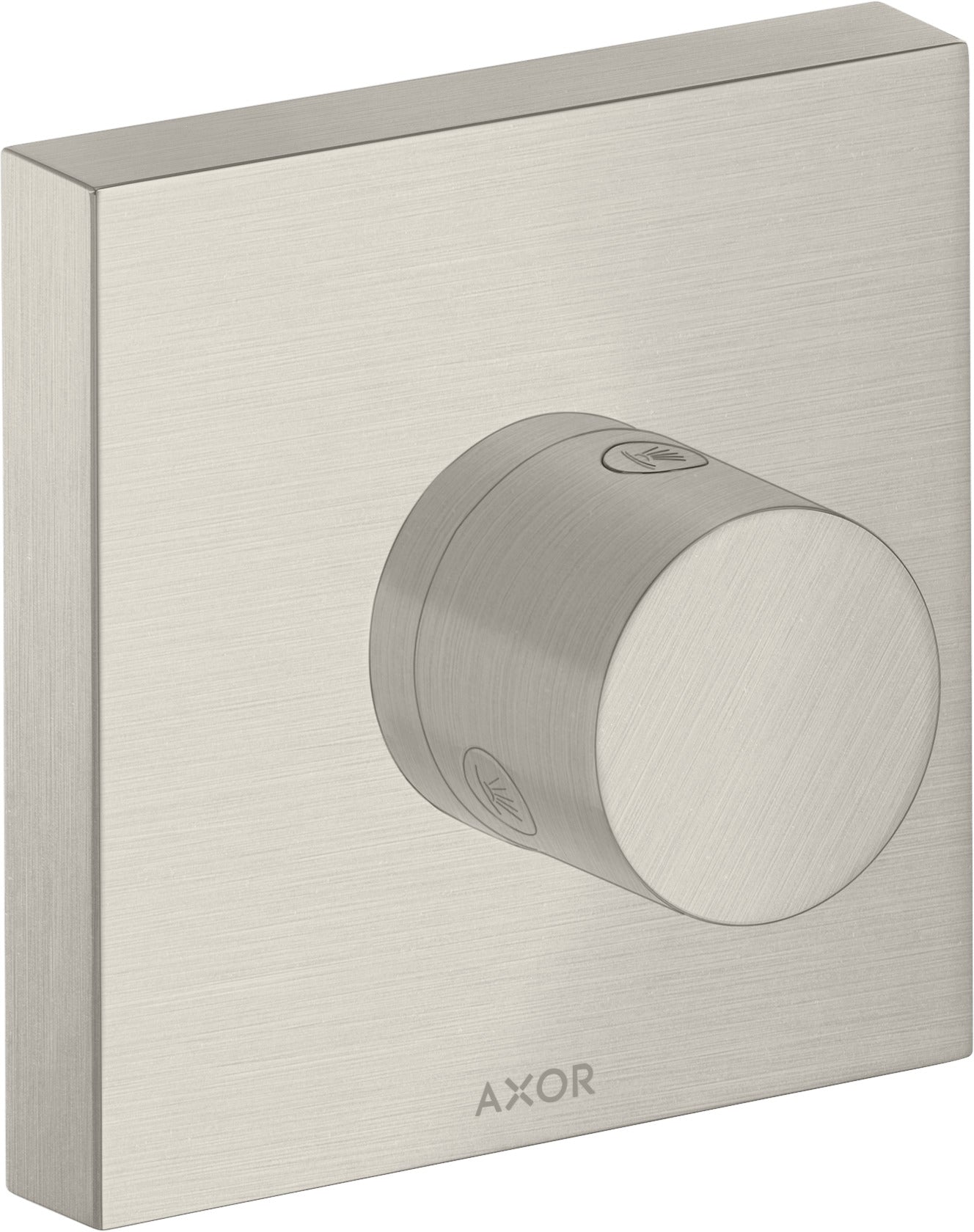AXOR ShowerSolutions Shut-off / diverter valve Trio / Quattro shut-off / diverter valve 120 mm x 120 mm square