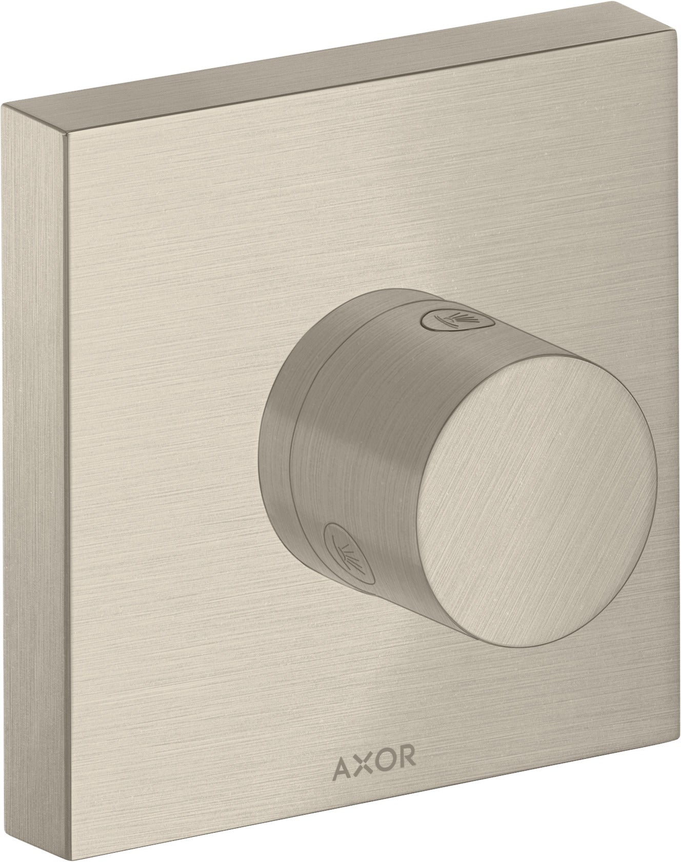AXOR ShowerSolutions Shut-off / diverter valve Trio / Quattro shut-off / diverter valve 120 mm x 120 mm square