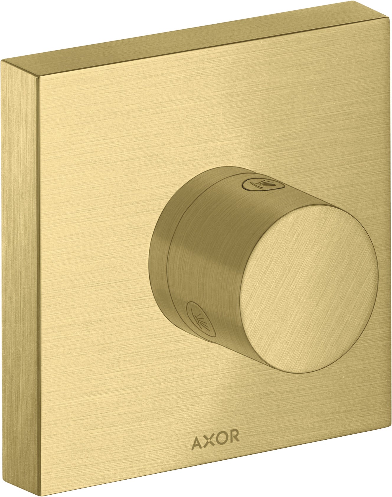 AXOR ShowerSolutions Shut-off / diverter valve Trio / Quattro shut-off / diverter valve 120 mm x 120 mm square