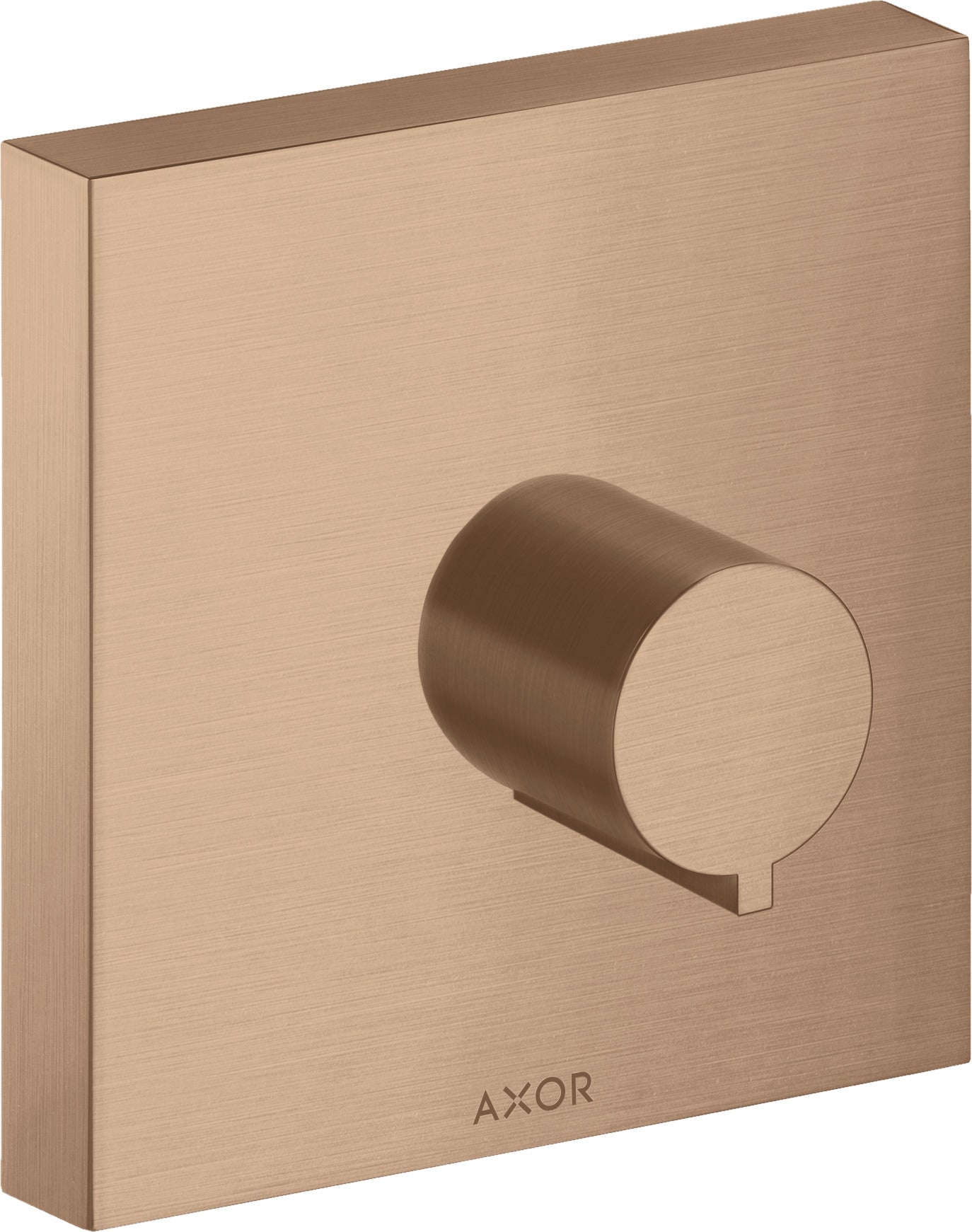 AXOR ShowerSolutions Shut-off valve square 120 mm x 120 mm for concealed installation