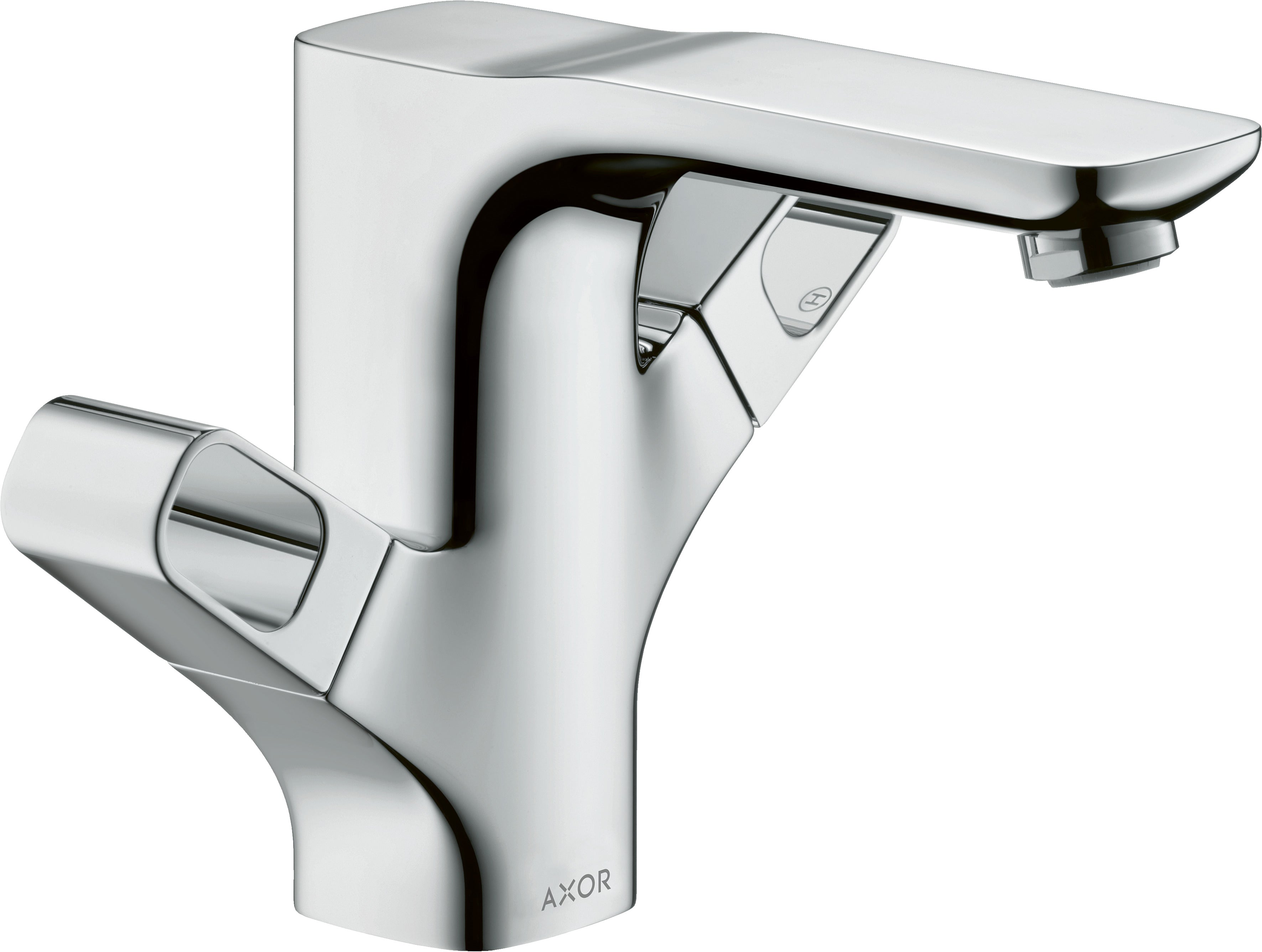 AXOR Urquiola 2-handle basin mixer 120 with pop-up waste