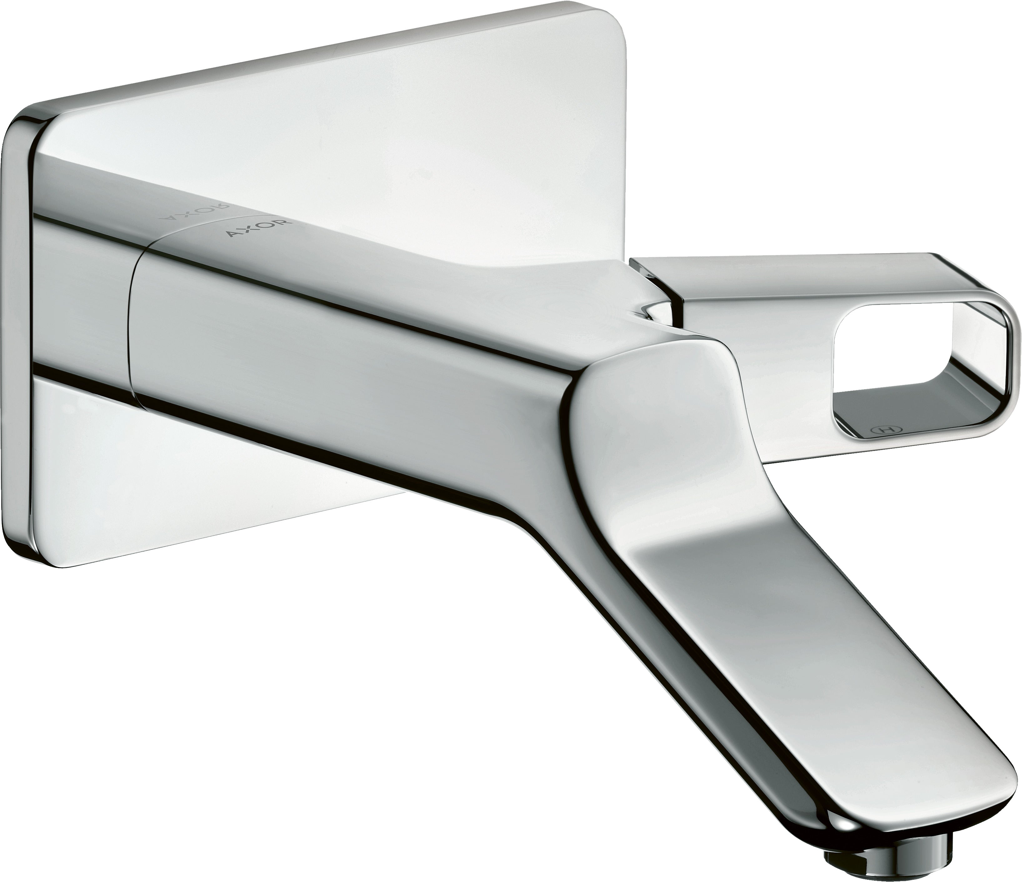 AXOR Urquiola Single lever basin mixer for concealed installation with spout 200 mm wall-mounted