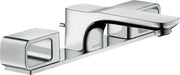 AXOR Urquiola 3-hole basin mixer 50 with plate and pop-up waste