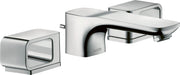 AXOR Urquiola 3-hole basin mixer 50 with escutcheons and pop-up waste