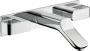 AXOR Urquiola 3-hole basin mixer for concealed installation wall-mounted with spout 168 mm