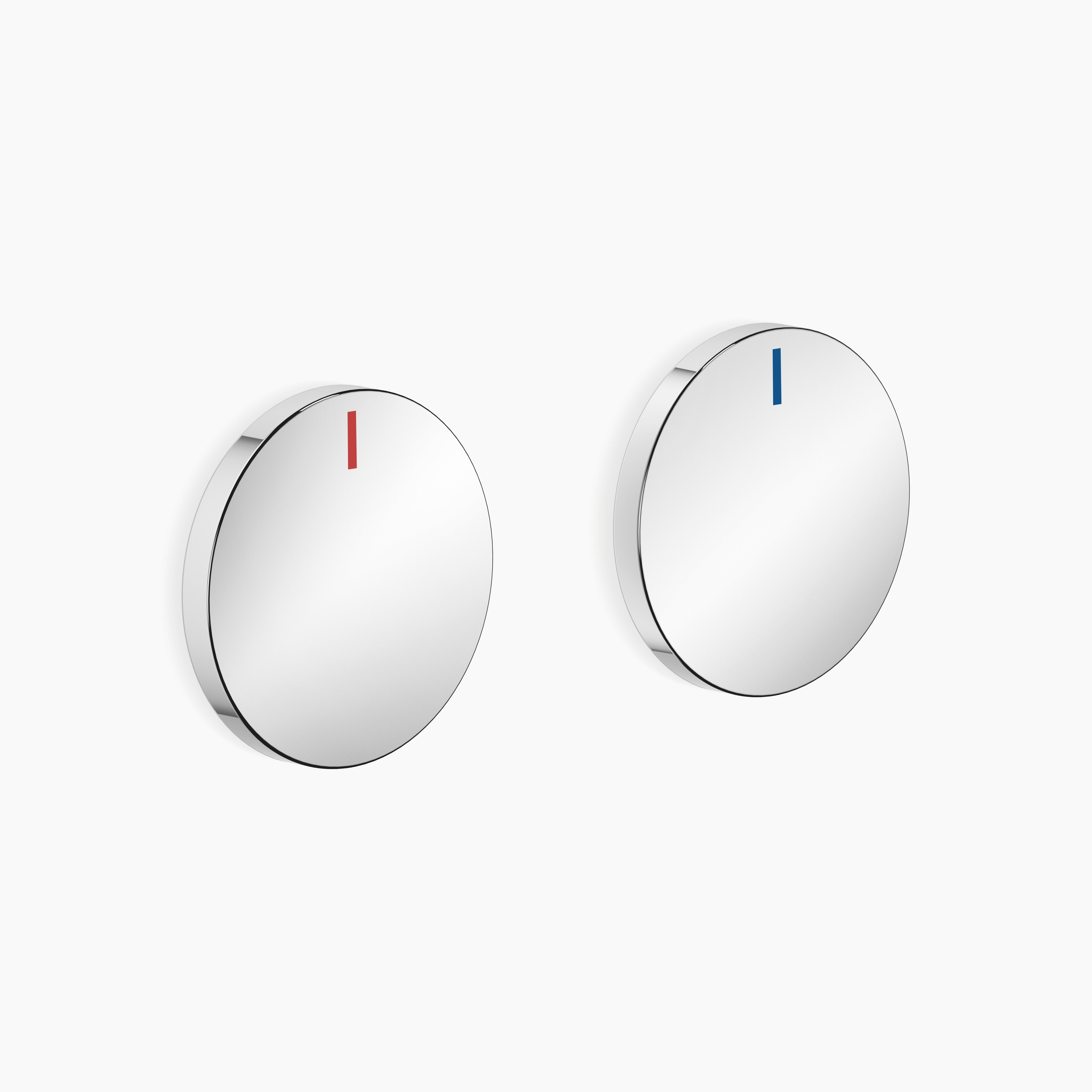 Cyo Handle Insert Set Red Blue Chrome