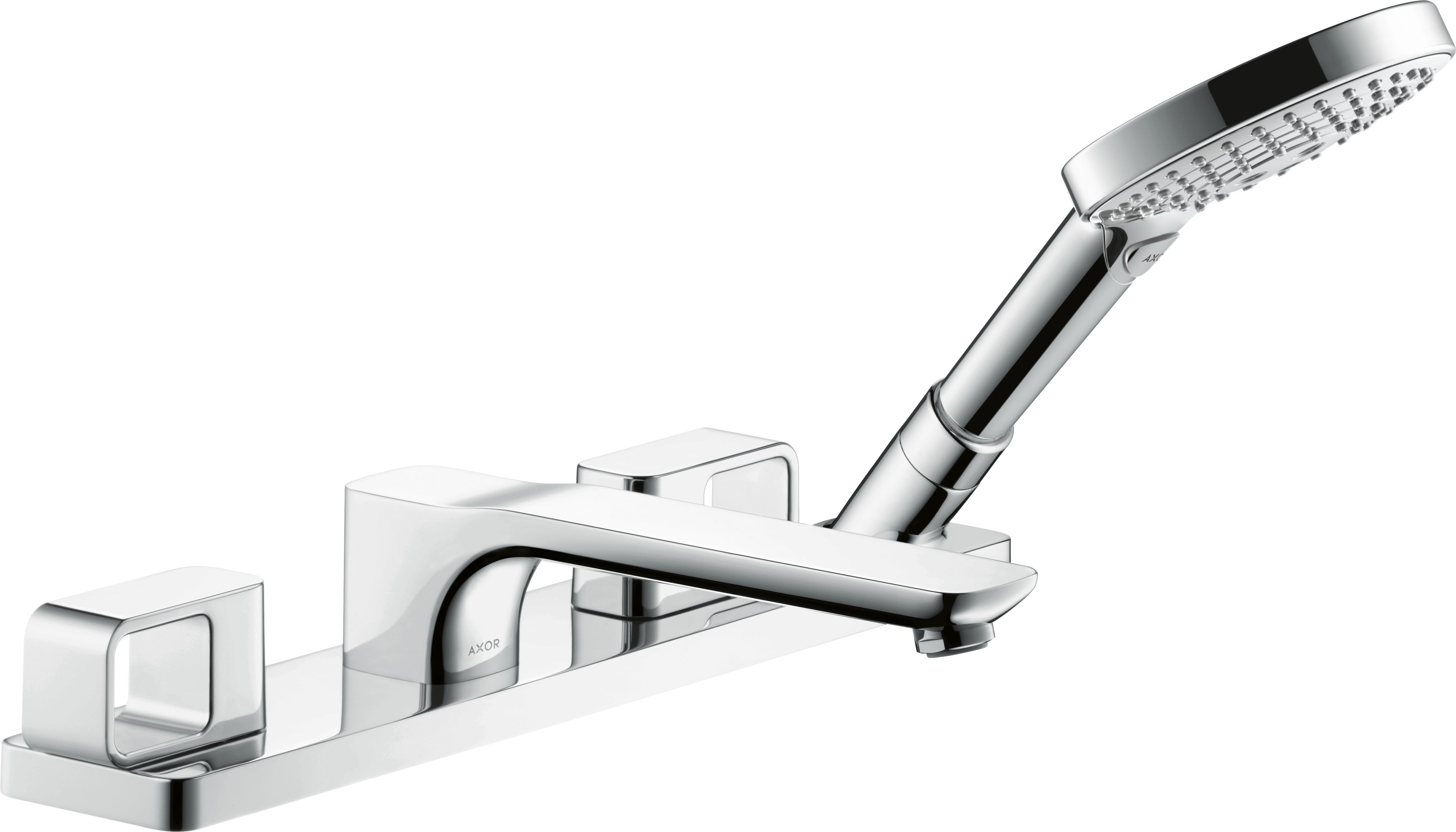AXOR Urquiola 4-hole tile mounted bath mixer