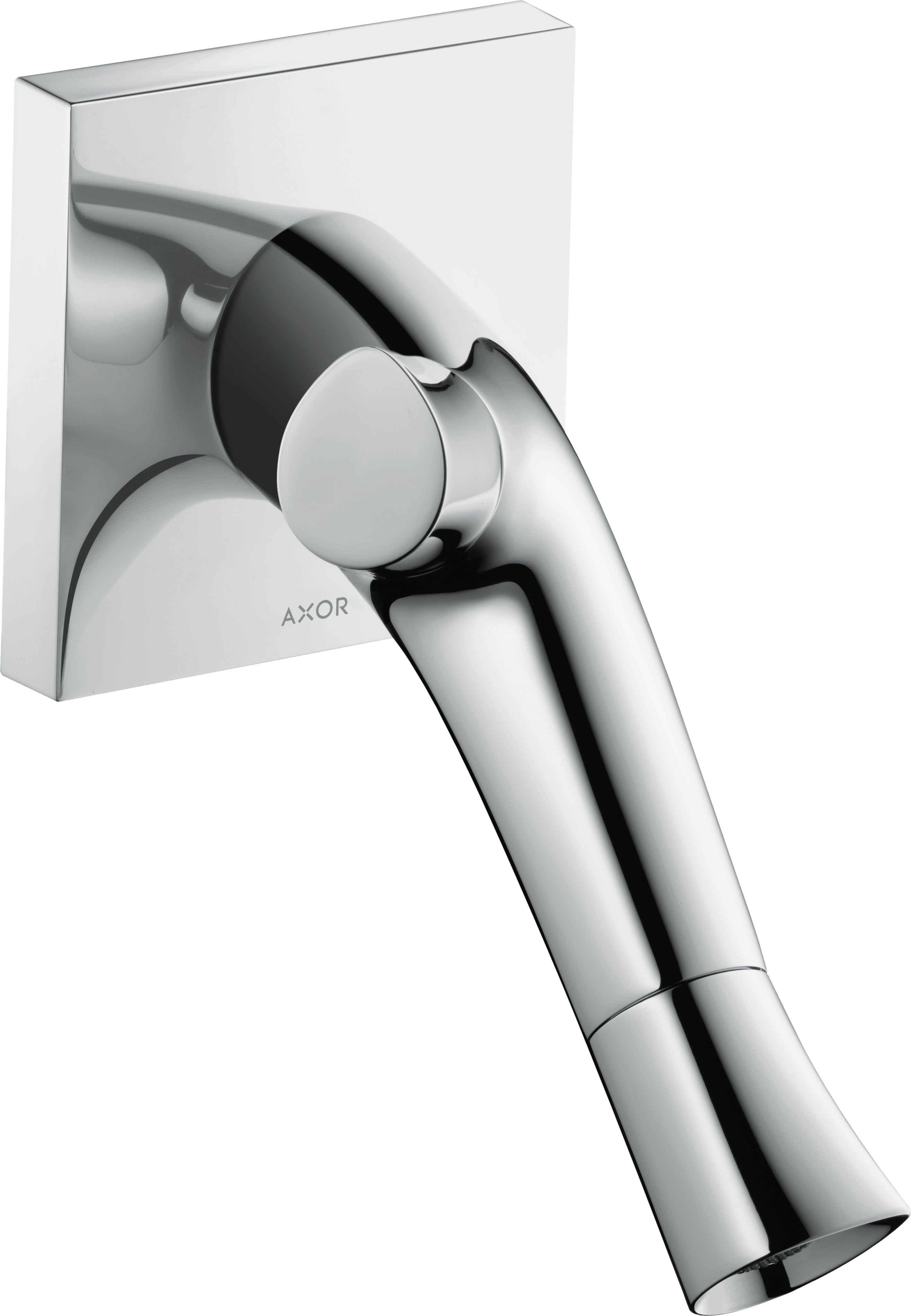AXOR Starck Organic 2-handle basin mixer for concealed installation wall-mounted with spout 187 mm
