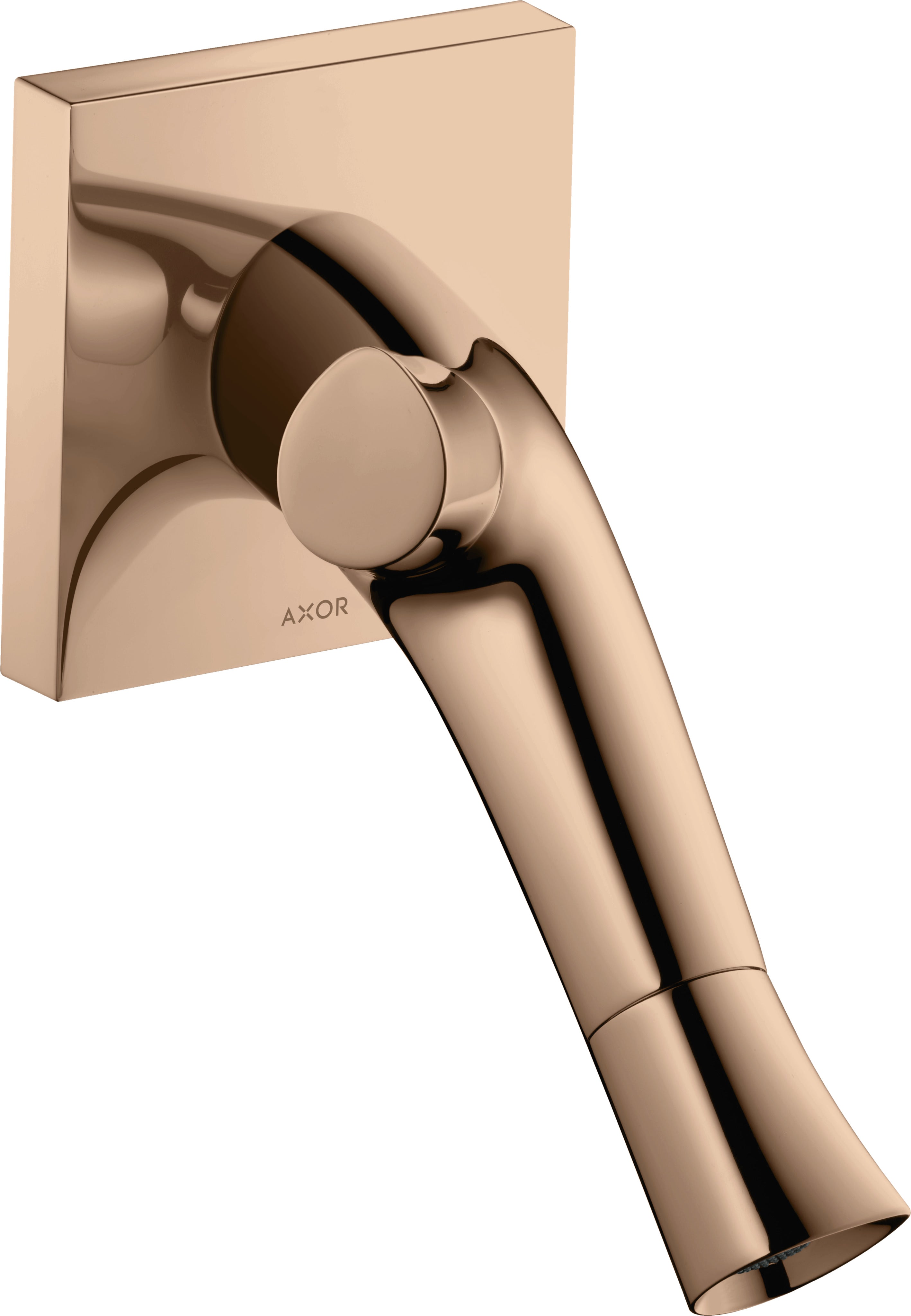 AXOR Starck Organic 2-handle basin mixer for concealed installation wall-mounted with spout 187 mm