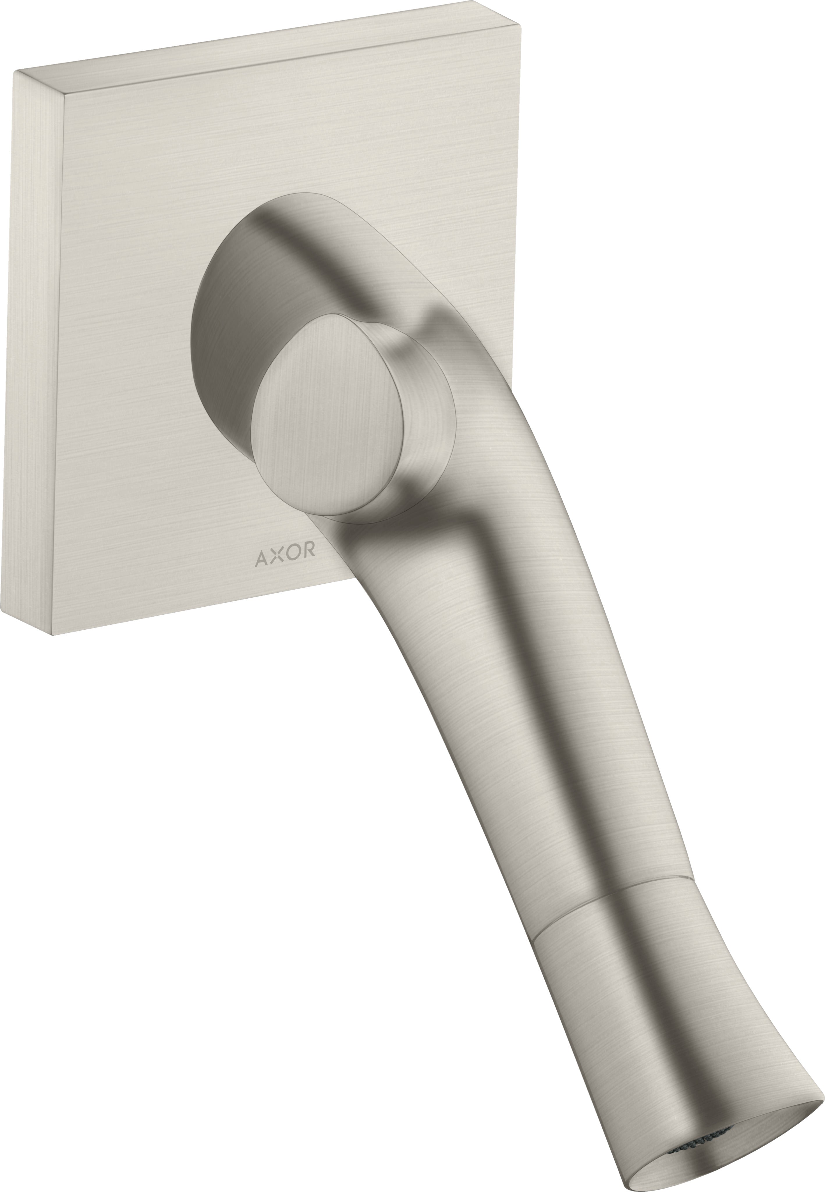 AXOR Starck Organic 2-handle basin mixer for concealed installation wall-mounted with spout 187 mm