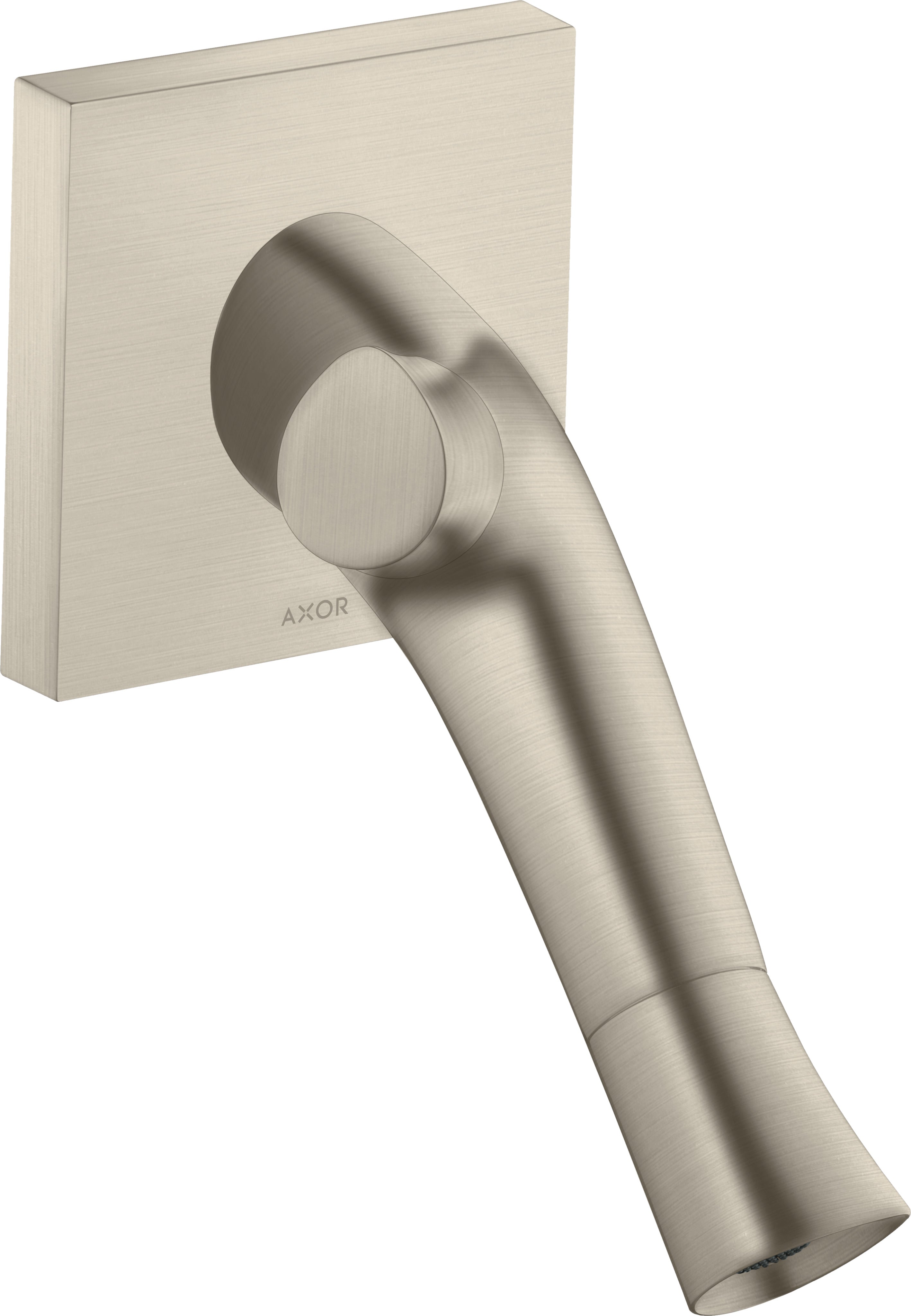 AXOR Starck Organic 2-handle basin mixer for concealed installation wall-mounted with spout 187 mm