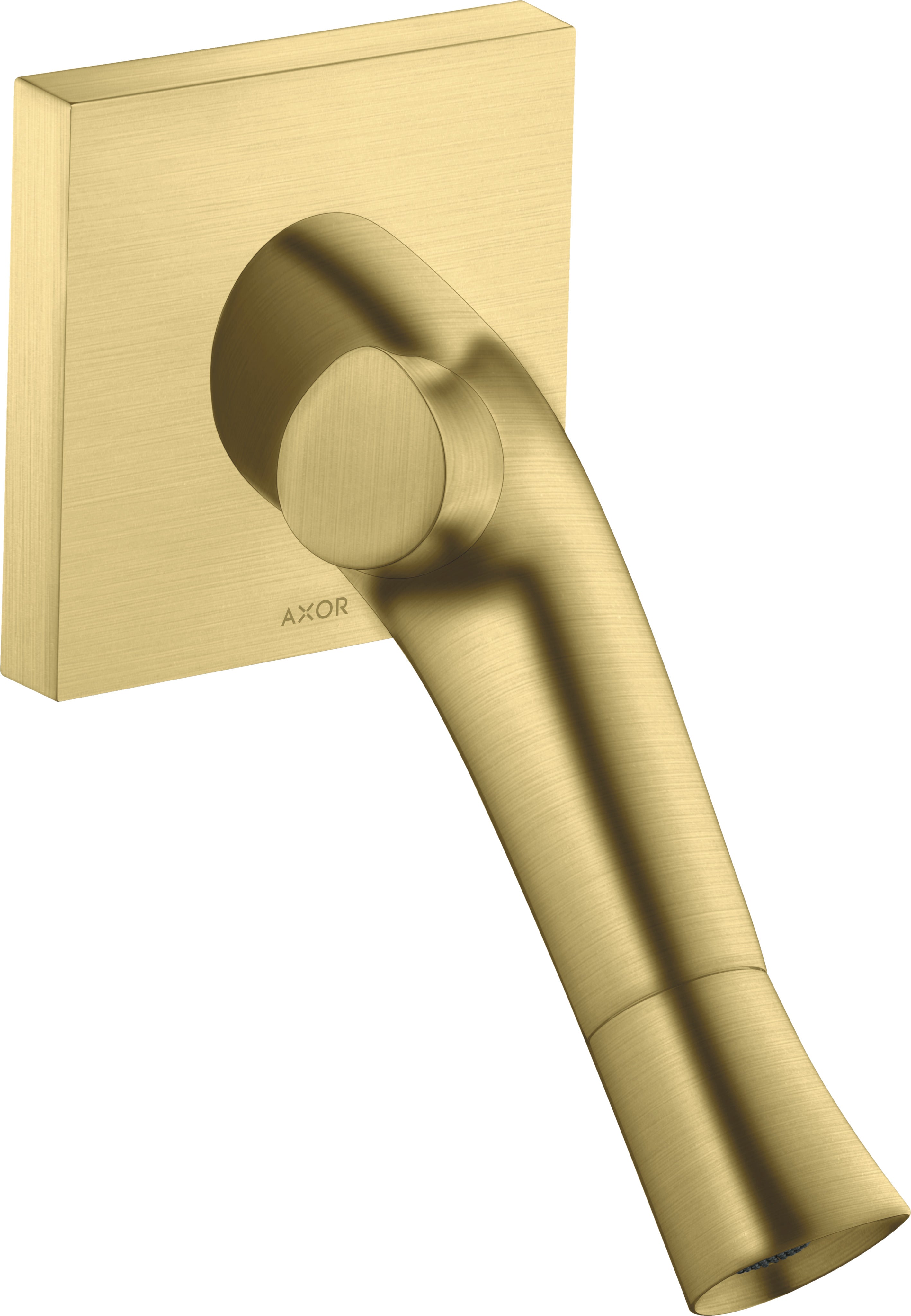 AXOR Starck Organic 2-handle basin mixer for concealed installation wall-mounted with spout 187 mm