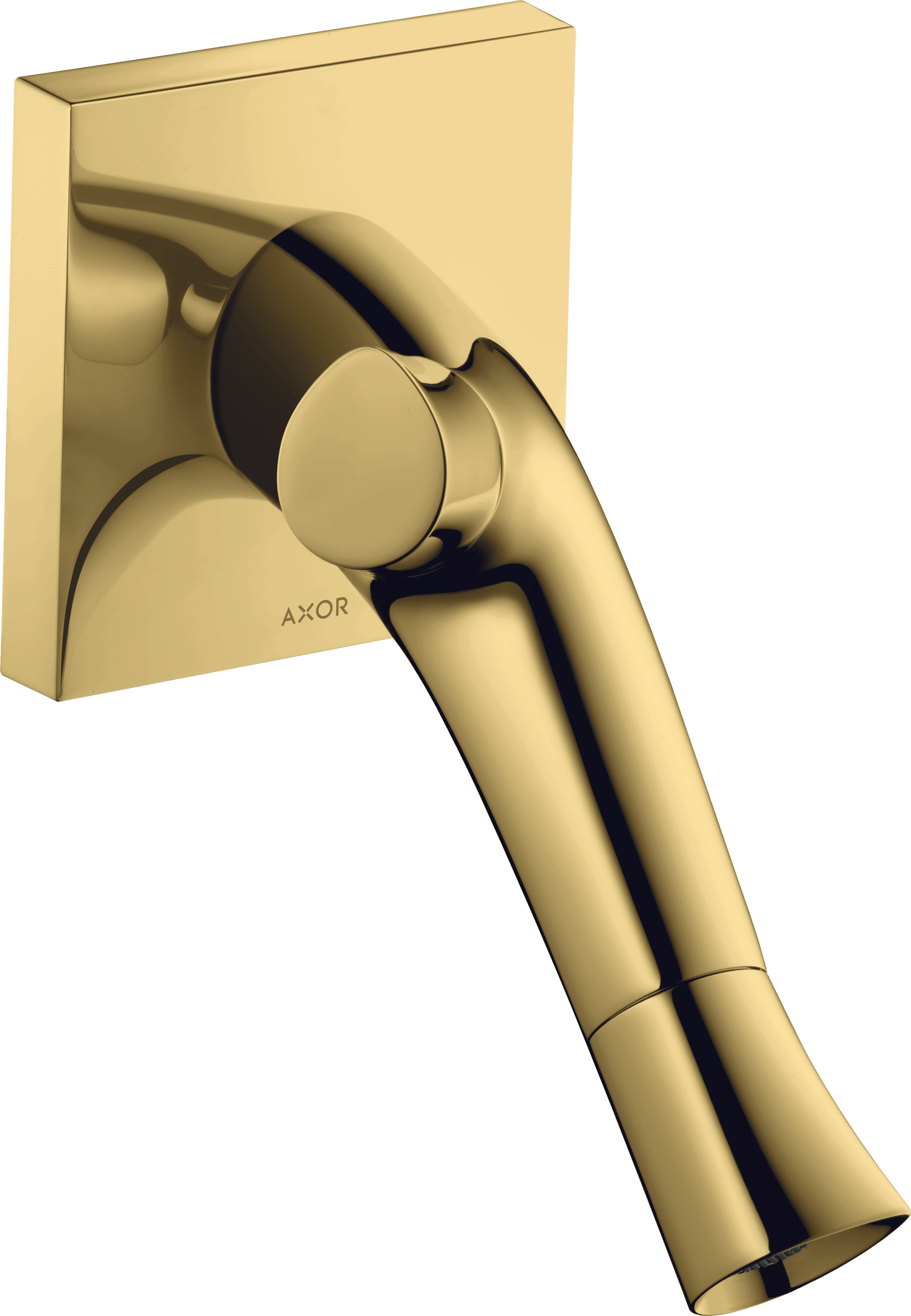 AXOR Starck Organic 2-handle basin mixer for concealed installation wall-mounted with spout 187 mm