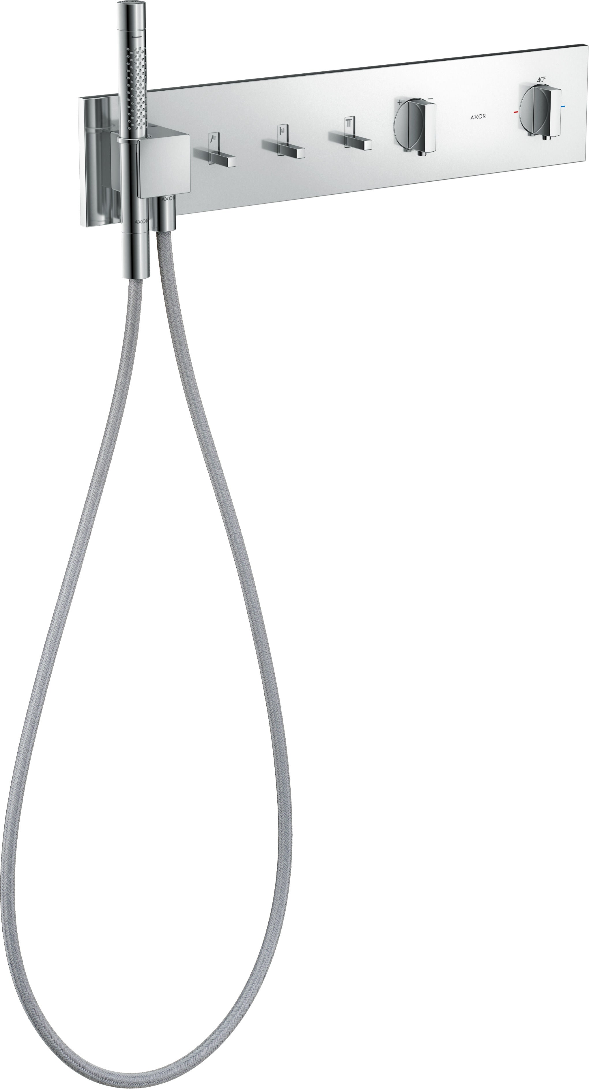 AXOR ShowerComposition Thermostatic module 540/110 for concealed installation for 3 functions