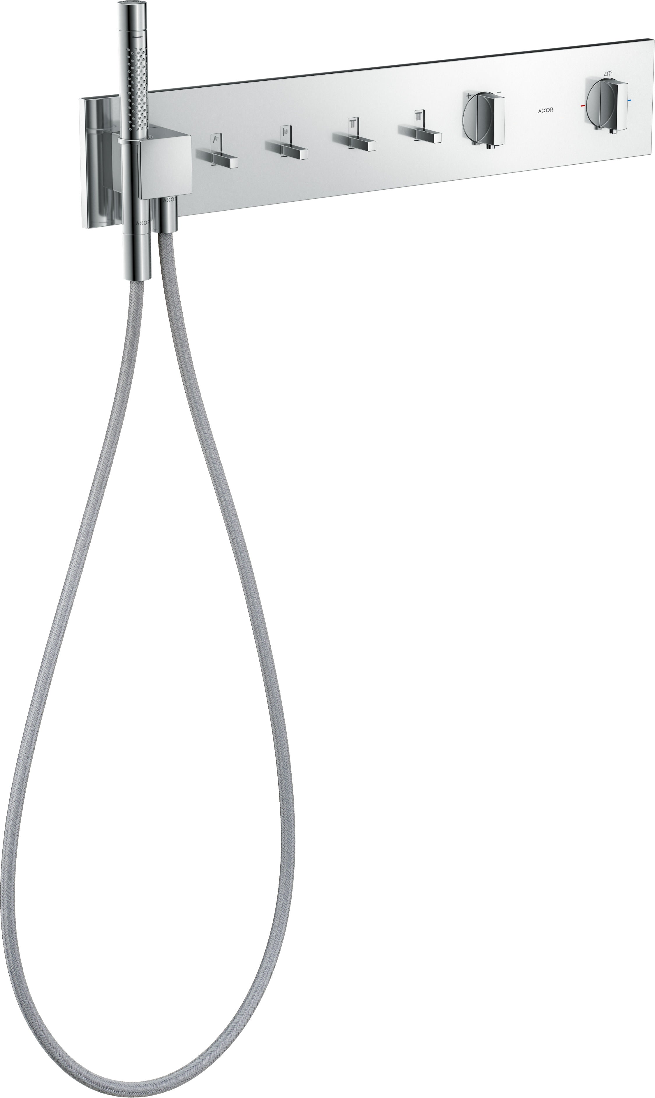 AXOR ShowerComposition Thermostatic module 610/110 for concealed installation for 4 functions