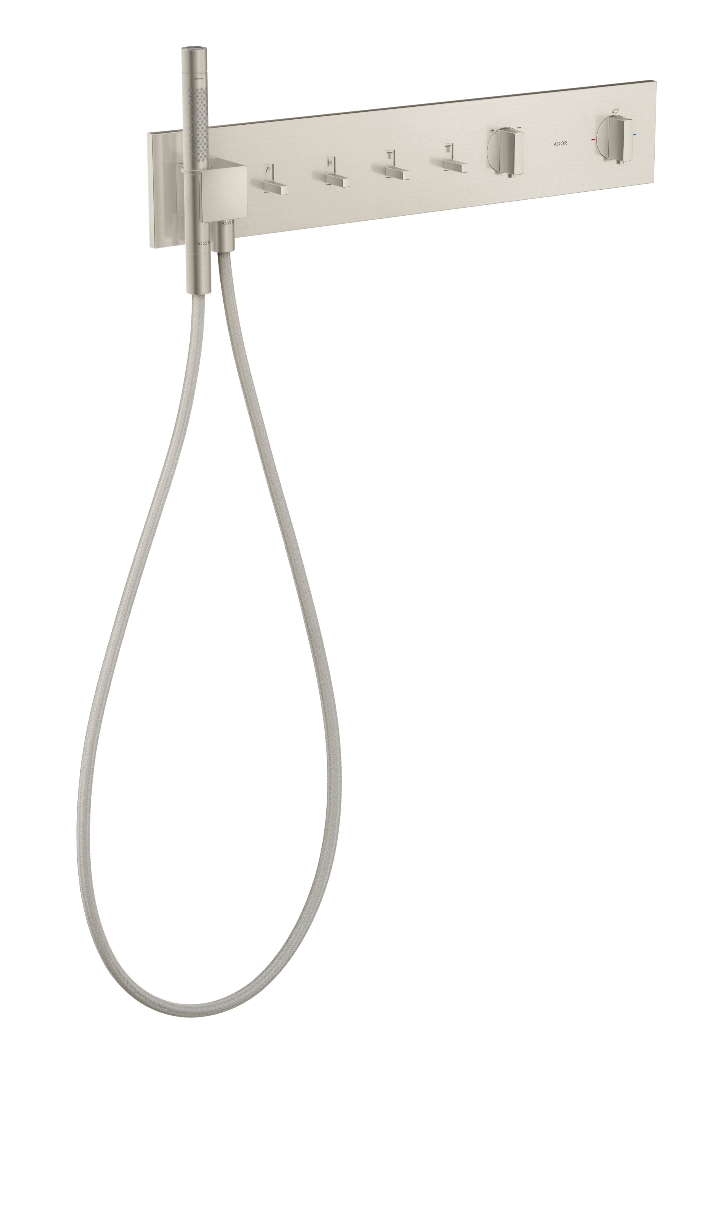 AXOR ShowerComposition Thermostatic module 610/110 for concealed installation for 4 functions