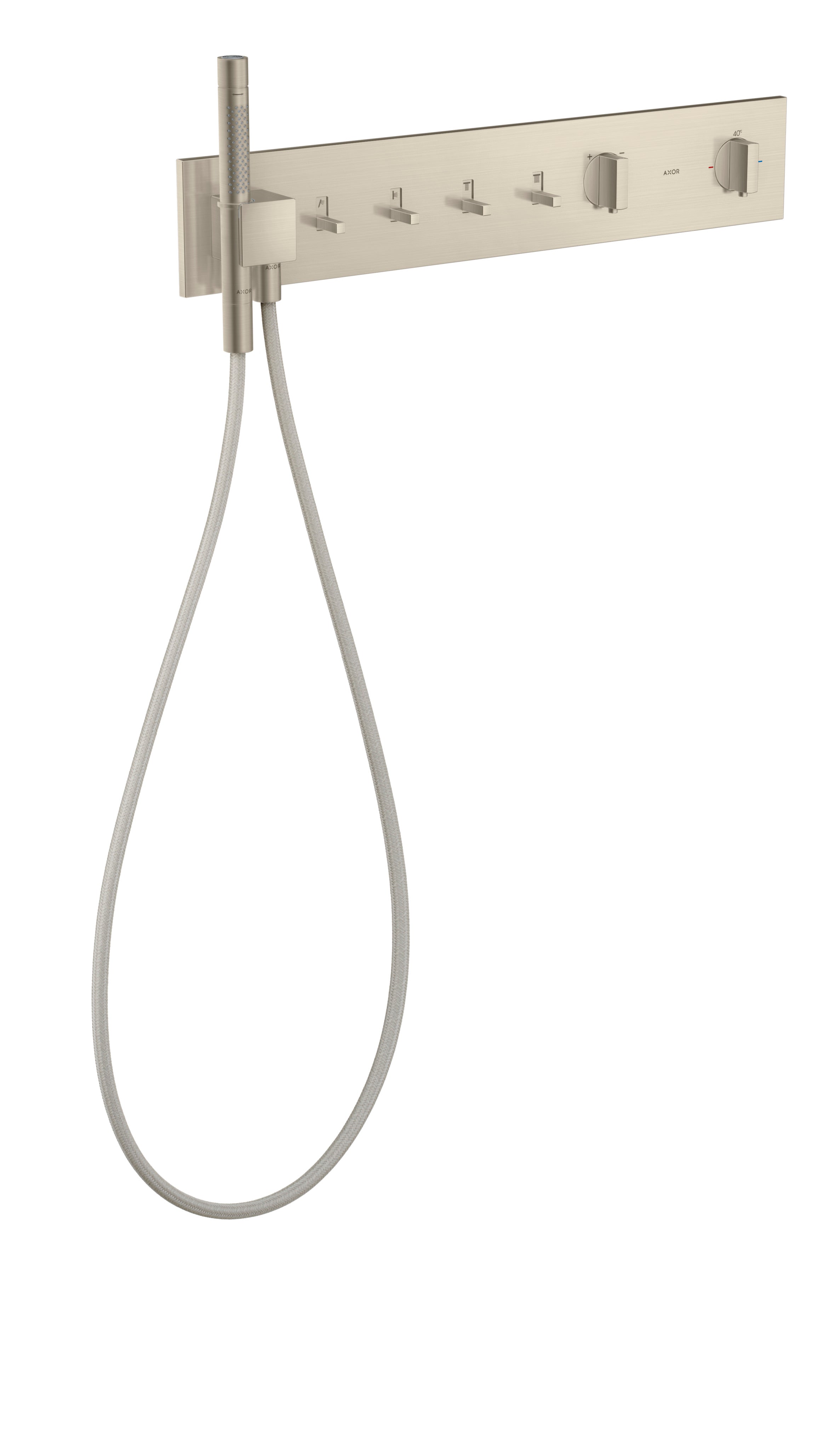 AXOR ShowerComposition Thermostatic module 610/110 for concealed installation for 4 functions