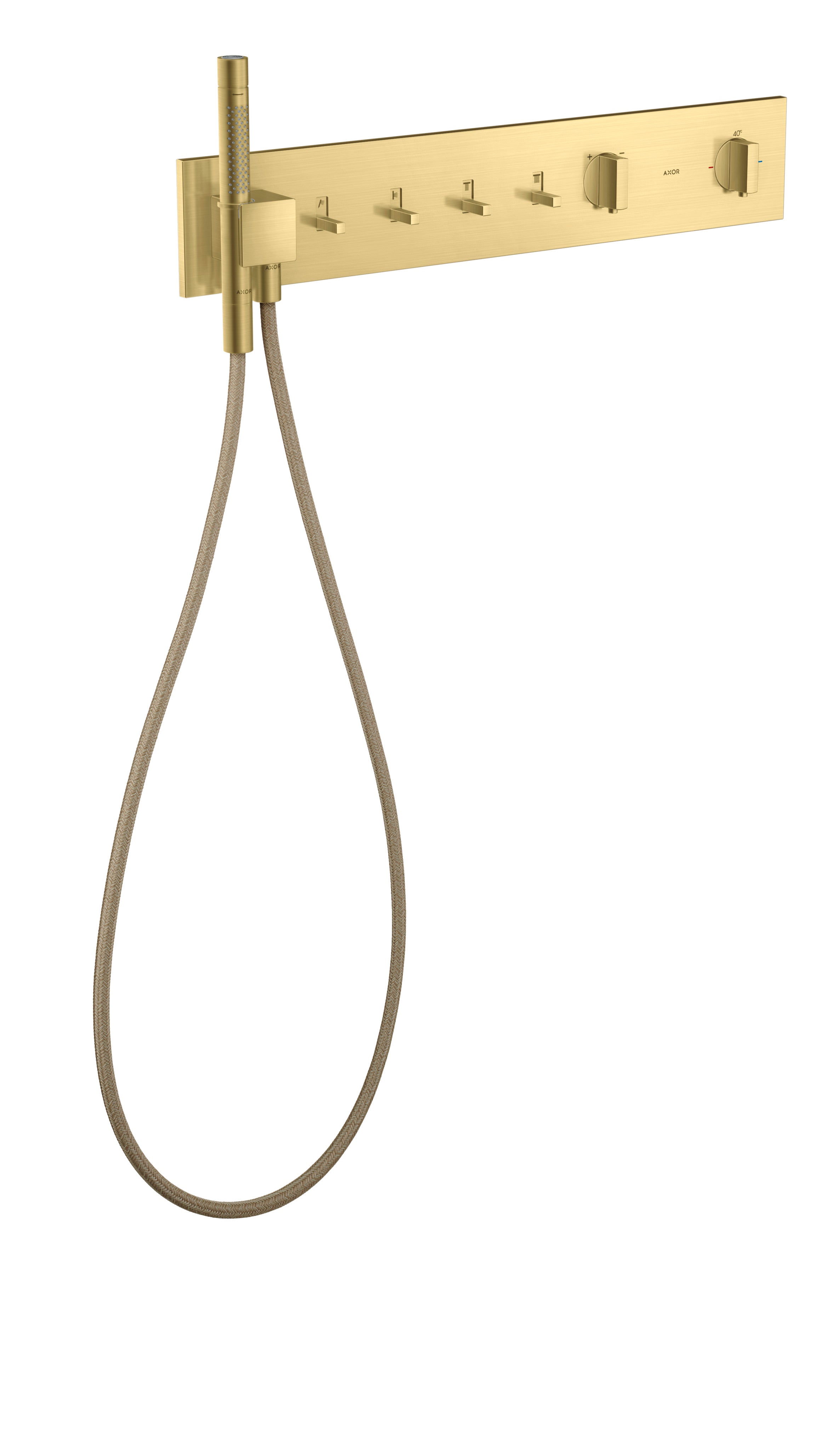 AXOR ShowerComposition Thermostatic module 610/110 for concealed installation for 4 functions