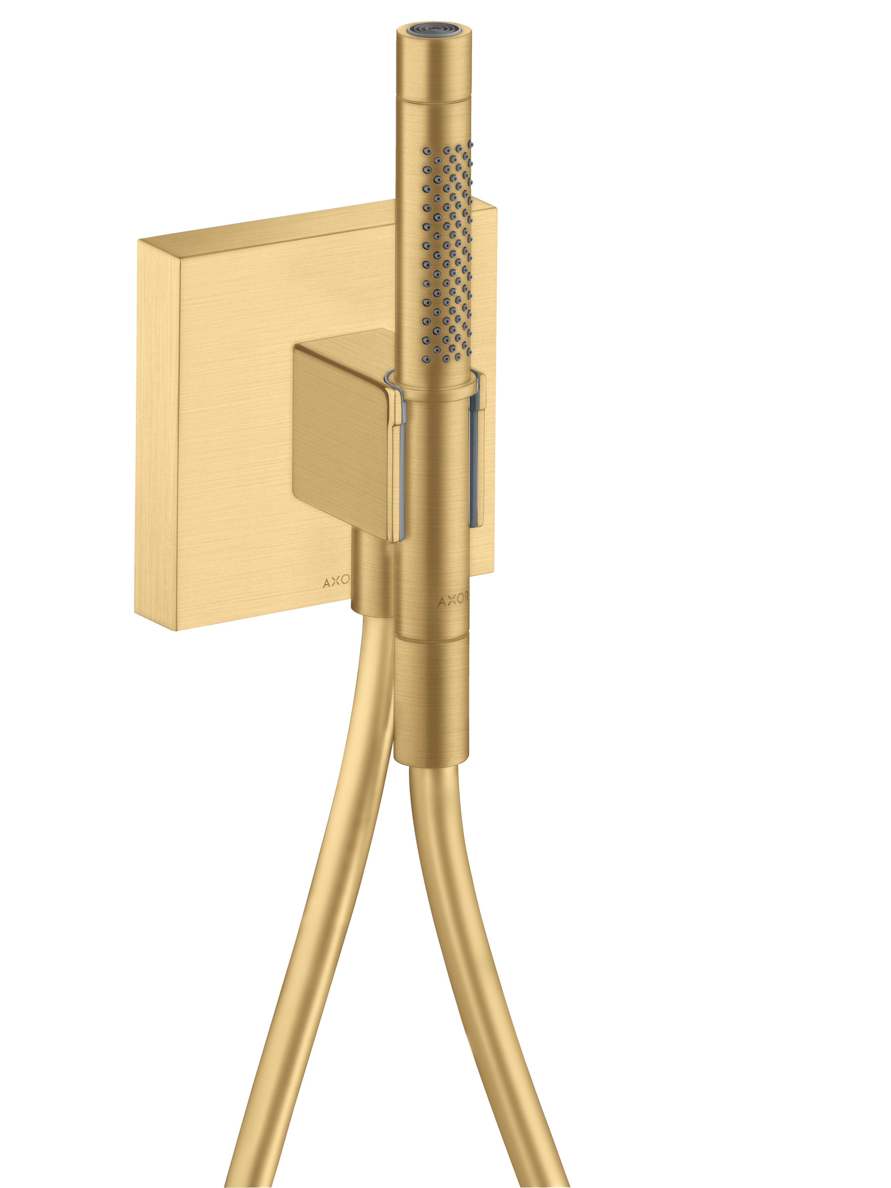 AXOR Starck Porter unit 120/120 with baton hand shower 2jet and shower hose