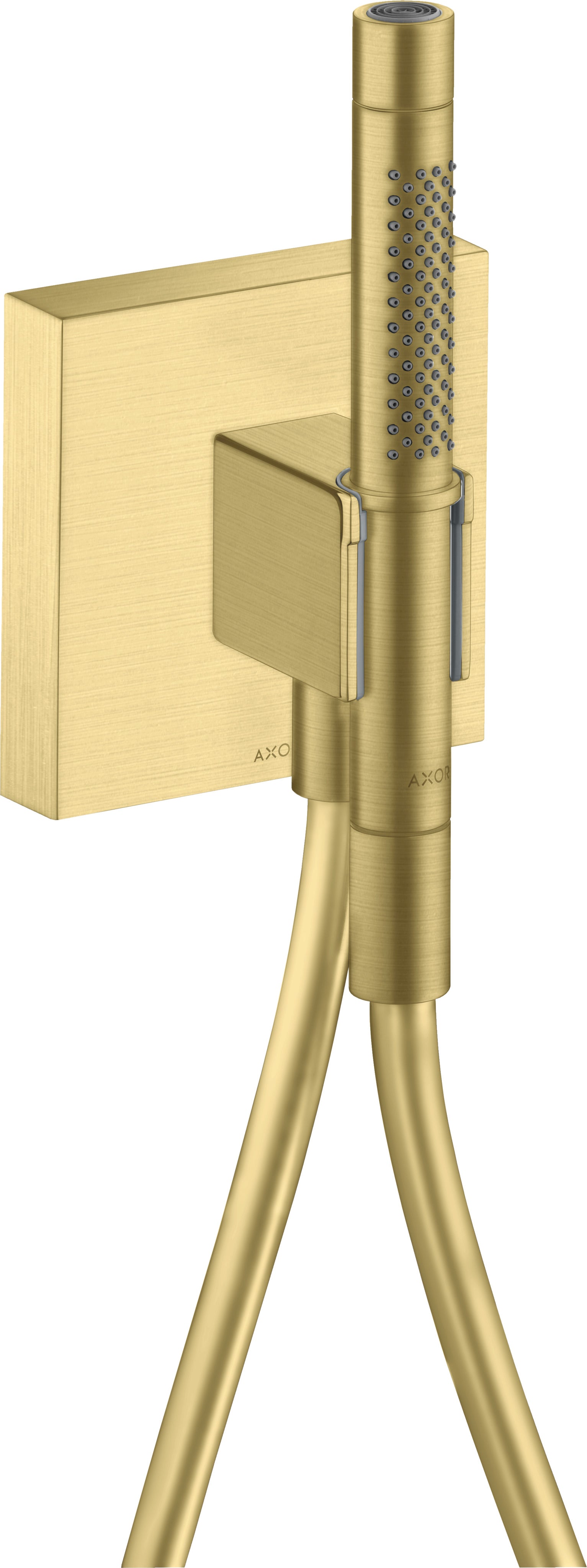 AXOR Starck Porter unit 120/120 with baton hand shower 2jet and shower hose