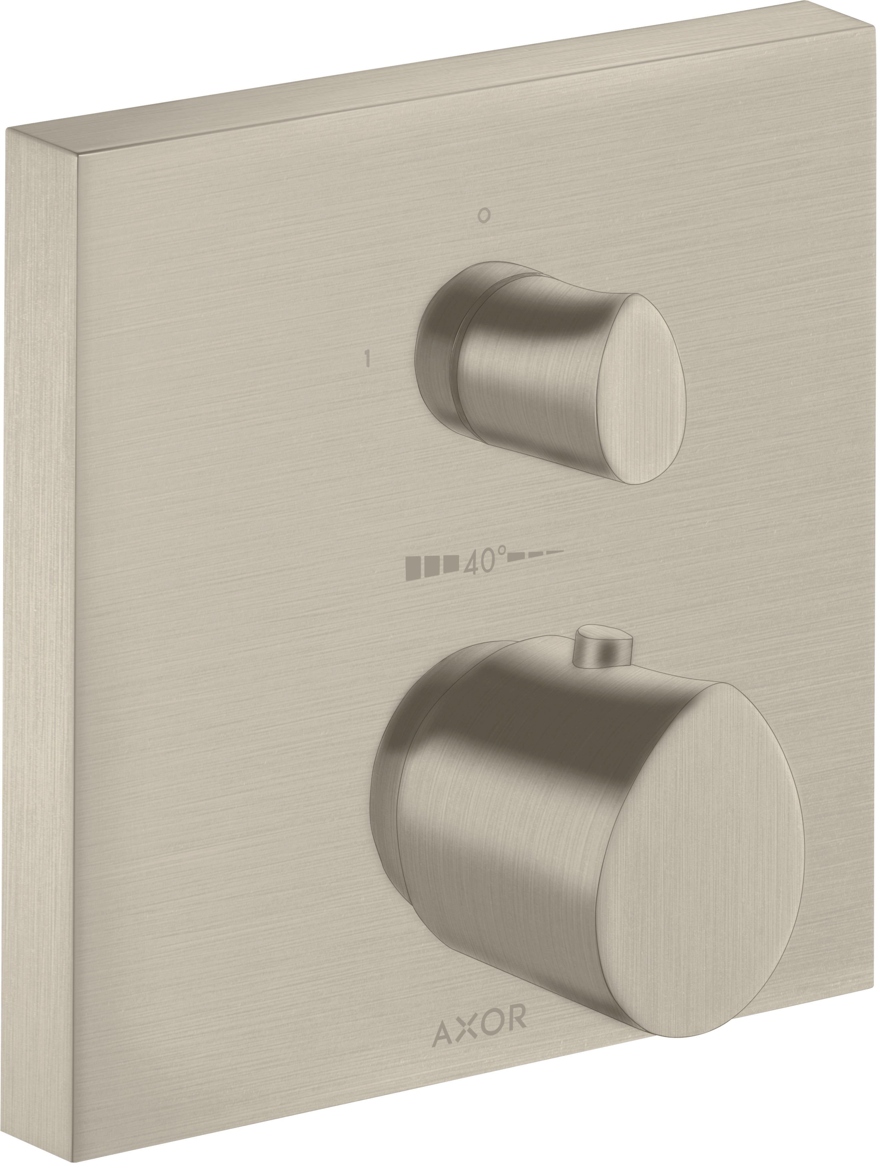 AXOR Starck Organic Thermostatic mixer for concealed installation with shut-off valve