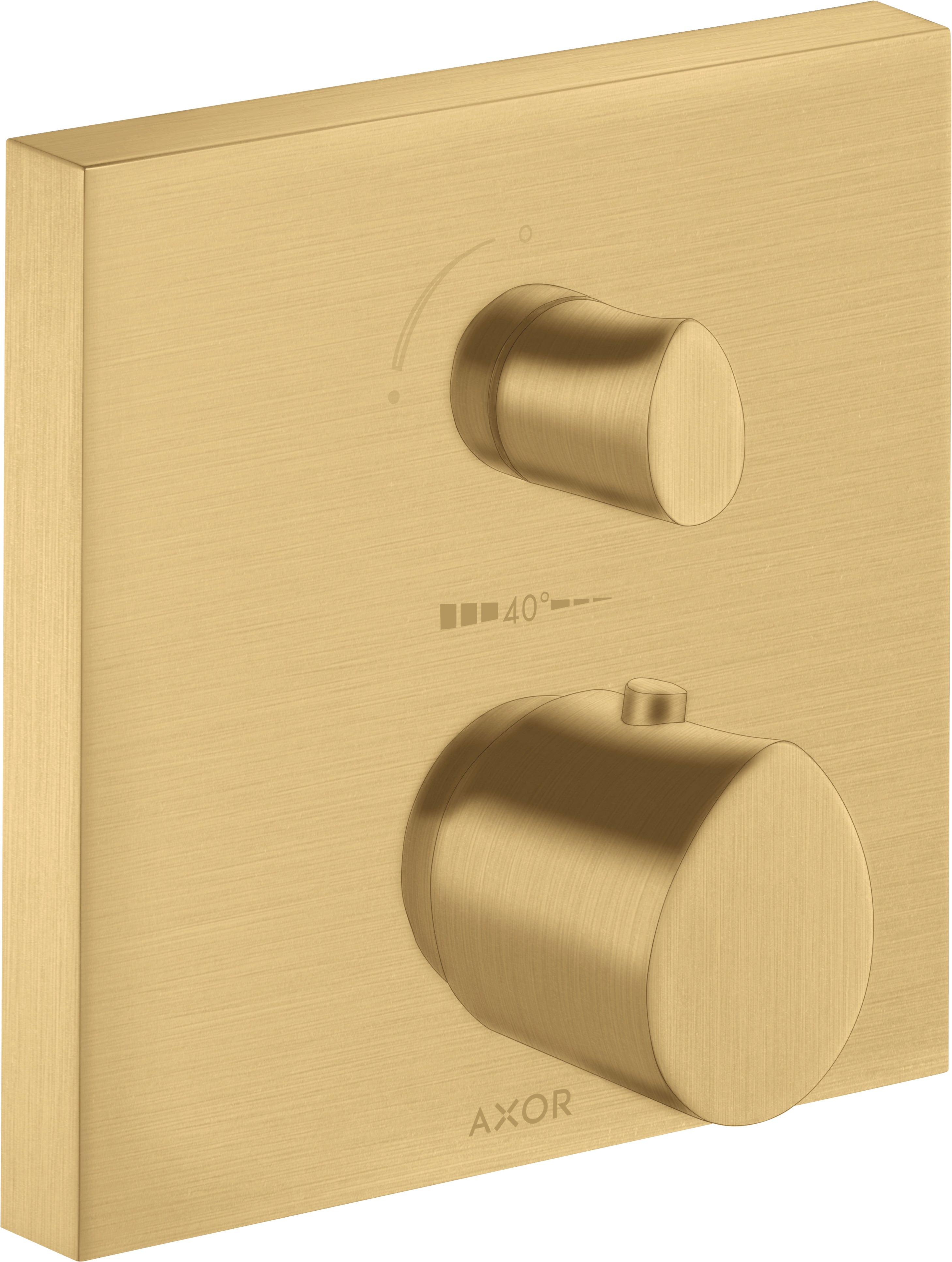 AXOR Starck Organic Thermostatic mixer for concealed installation with shut-off / diverter valve