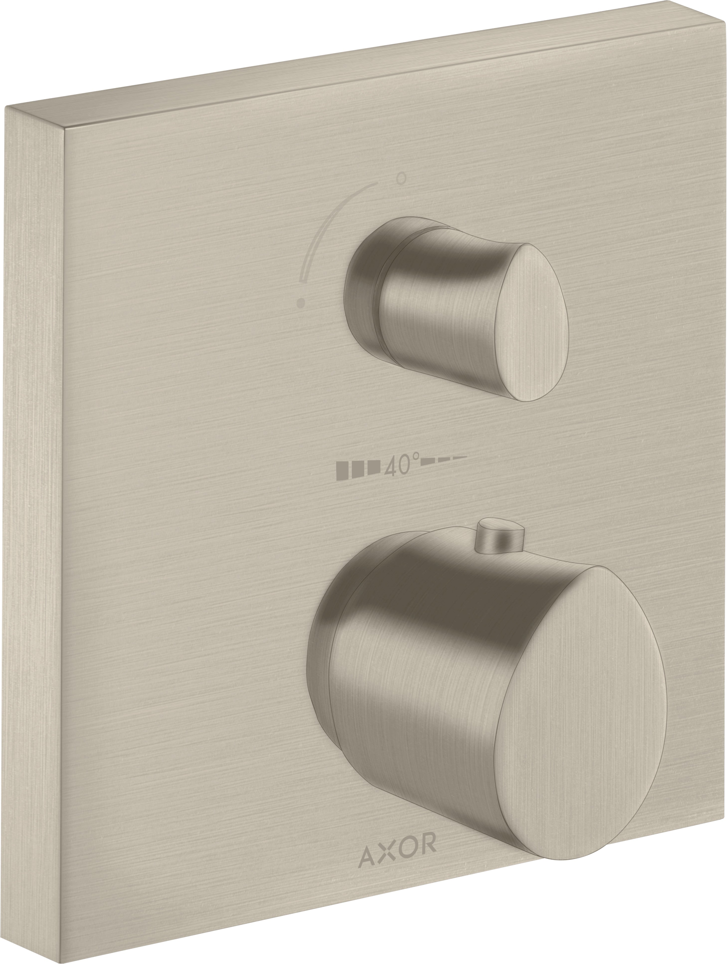 AXOR Starck Organic Thermostatic mixer for concealed installation with shut-off / diverter valve