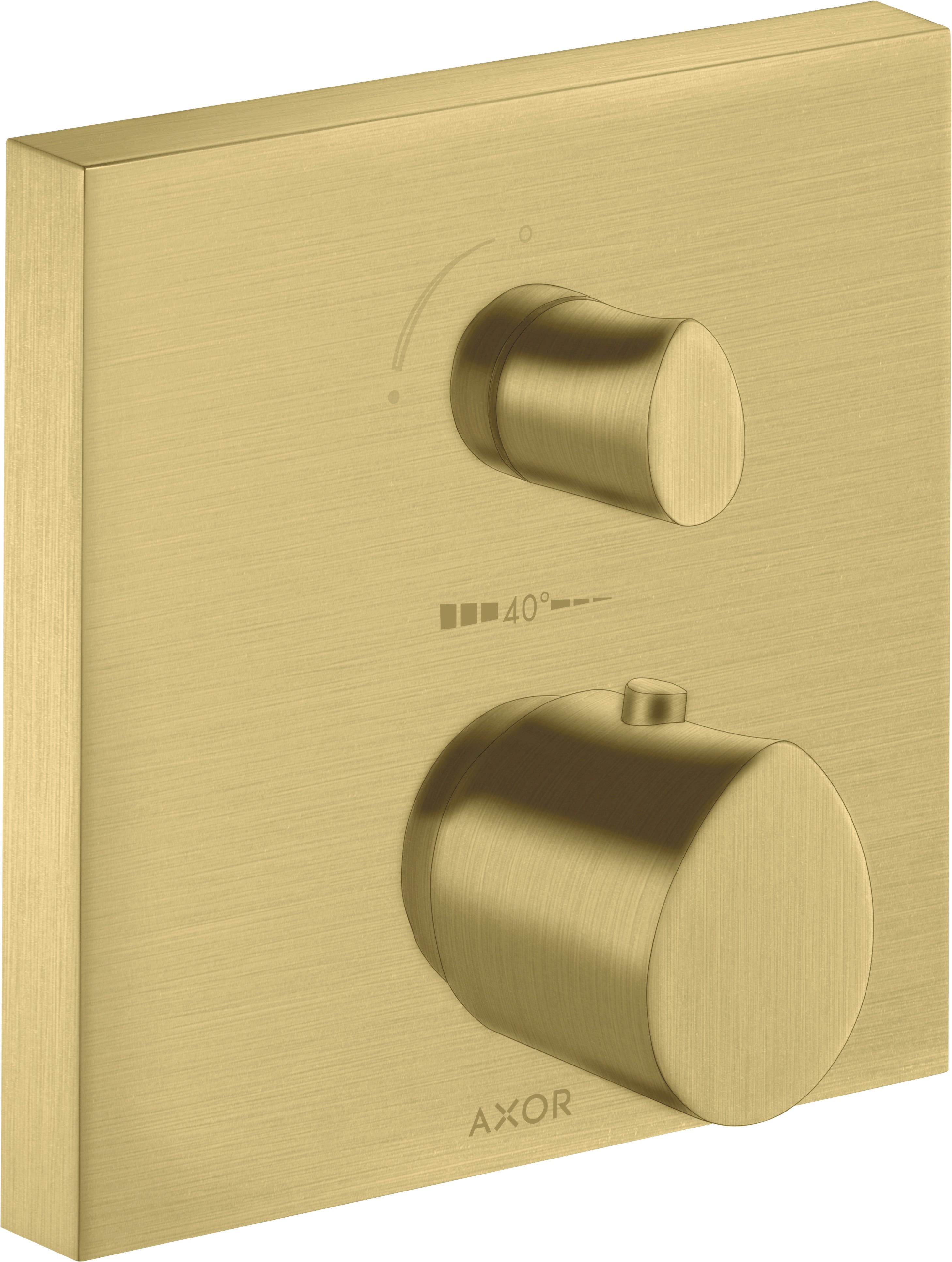 AXOR Starck Organic Thermostatic mixer for concealed installation with shut-off / diverter valve