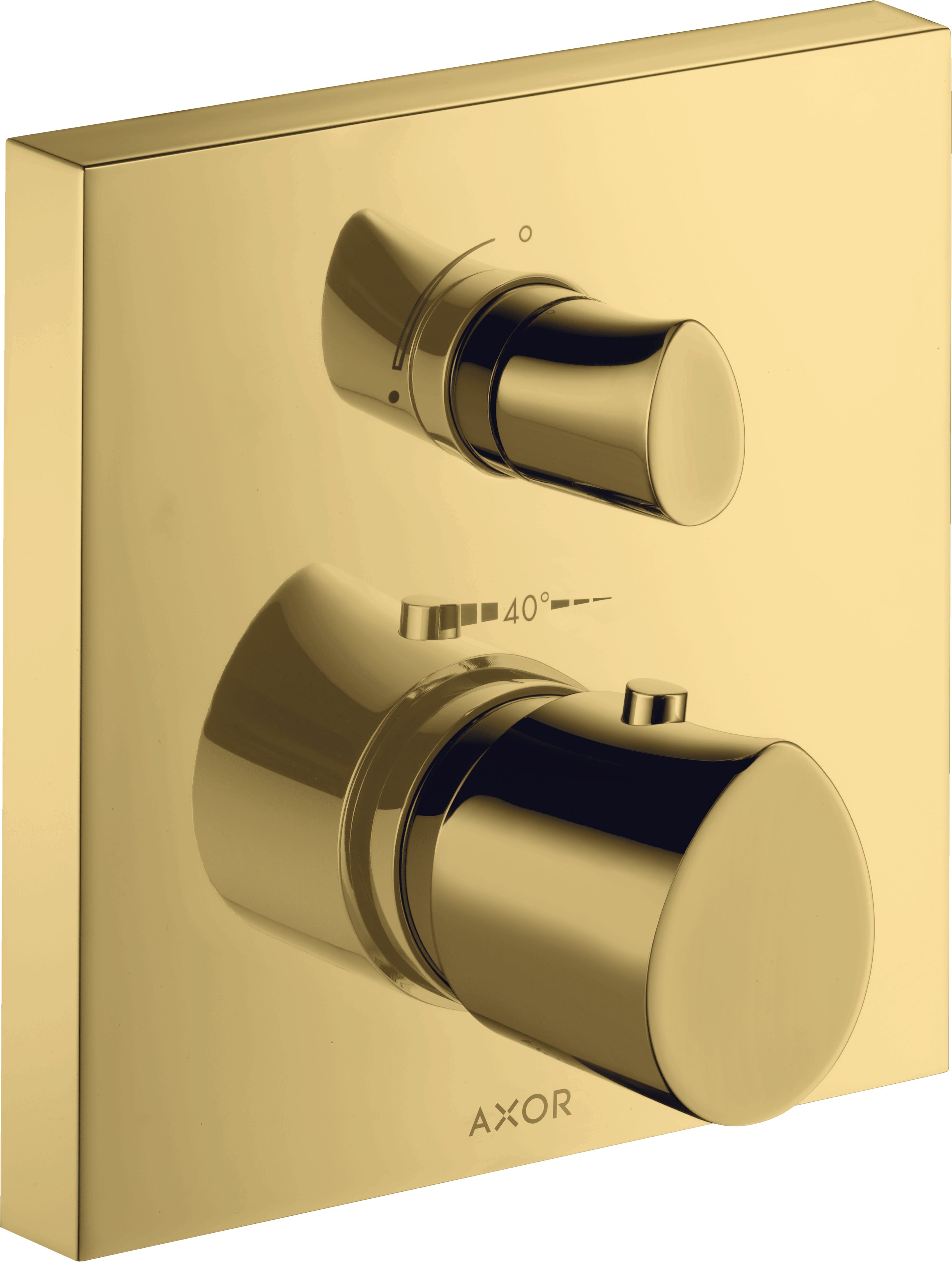 AXOR Starck Organic Thermostatic mixer for concealed installation with shut-off / diverter valve
