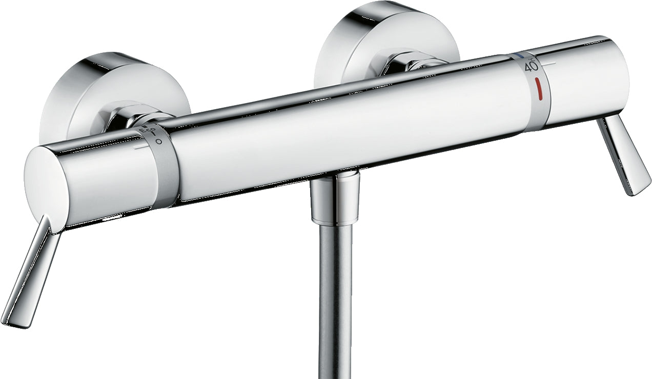 Ecostat Comfort Thermostatic shower mixer Care for exposed installation with extra long handles