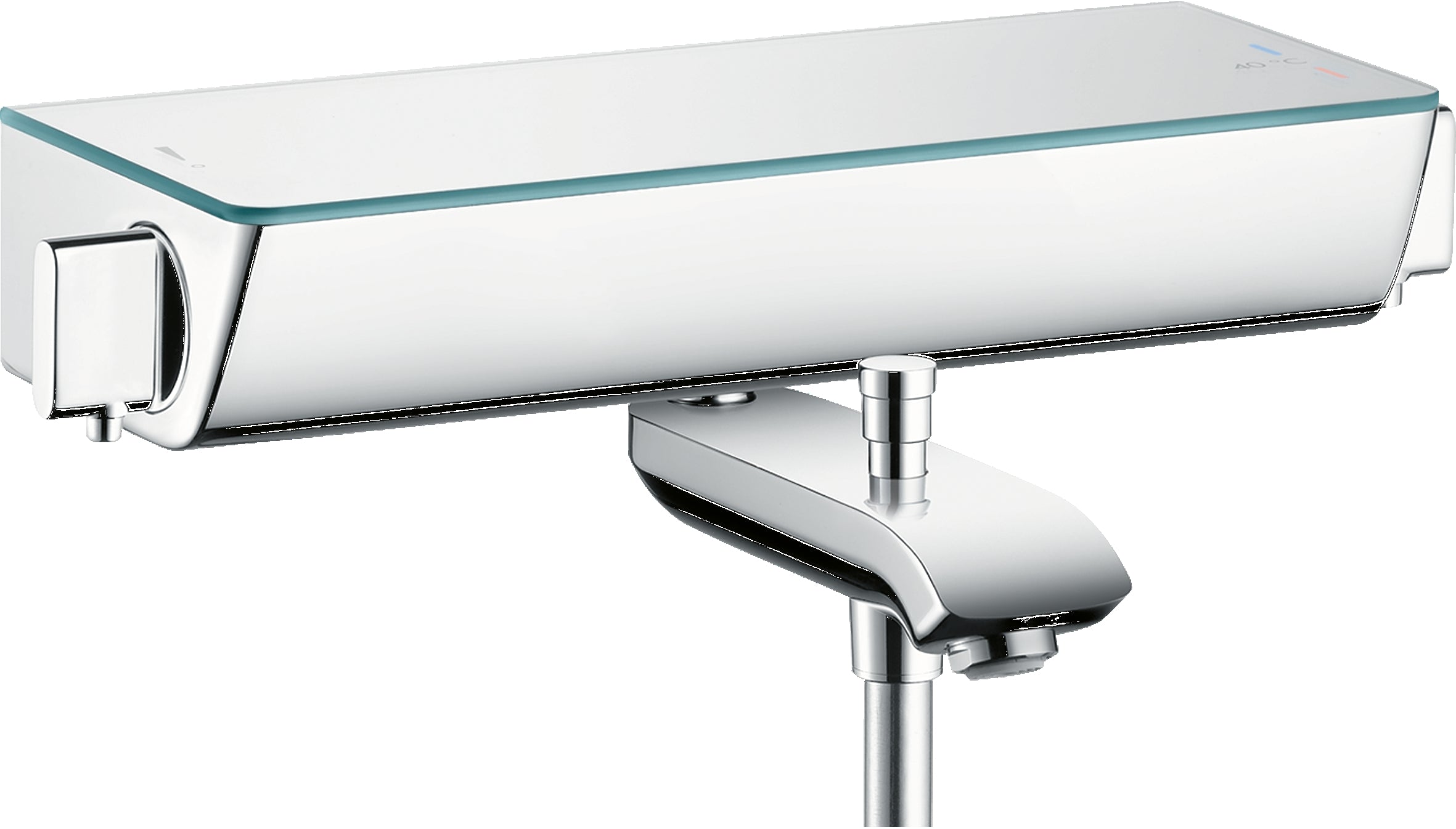 Ecostat Select Thermostatic bath mixer for exposed installation