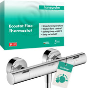 Ecostat Fine Shower thermostat for exposed installation