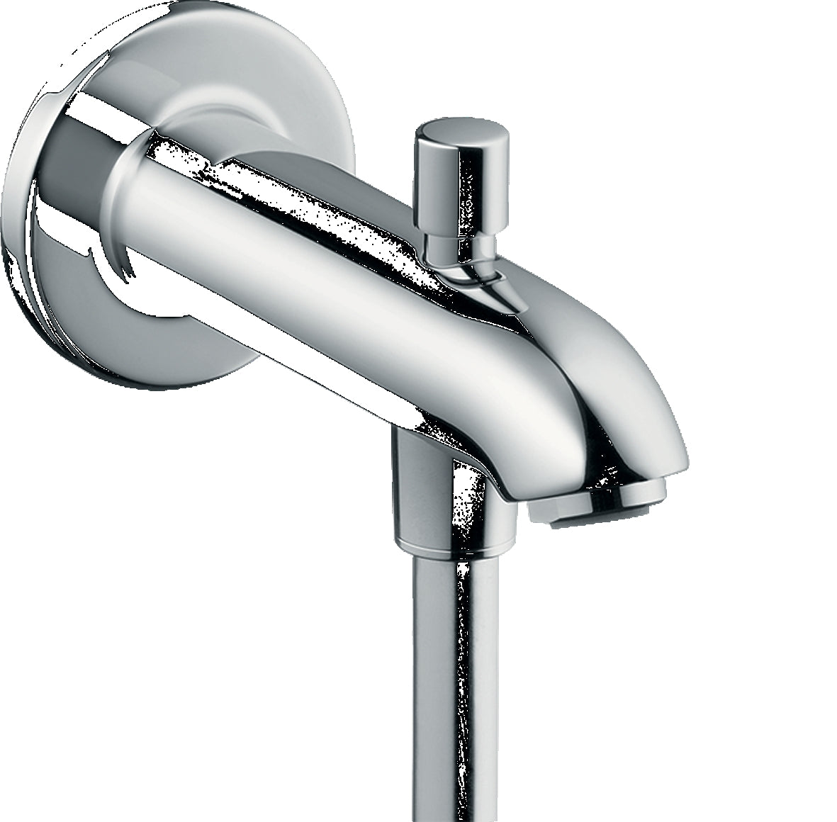 Bath spout 15.2 cm with diverter valve