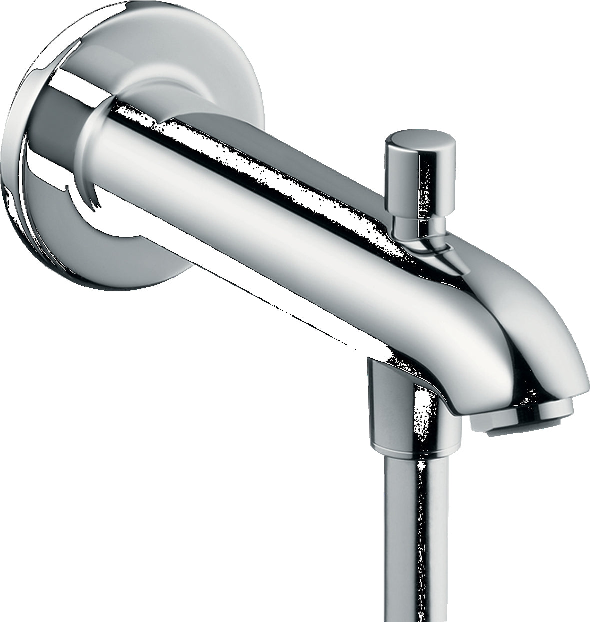 Bath spout 22.8 cm with diverter valve