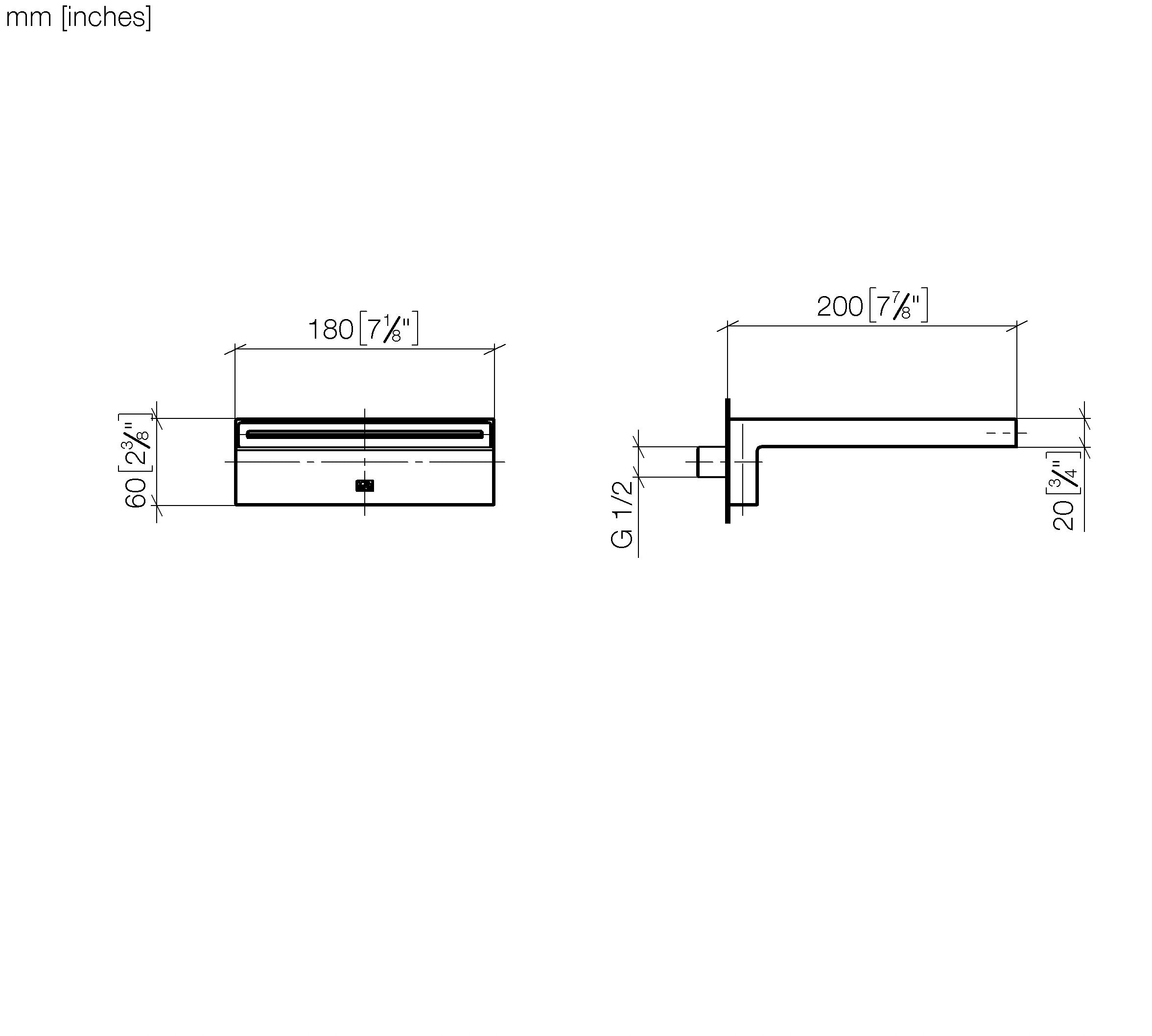 Bath Cascade Spout For Wall Mounting Chrome