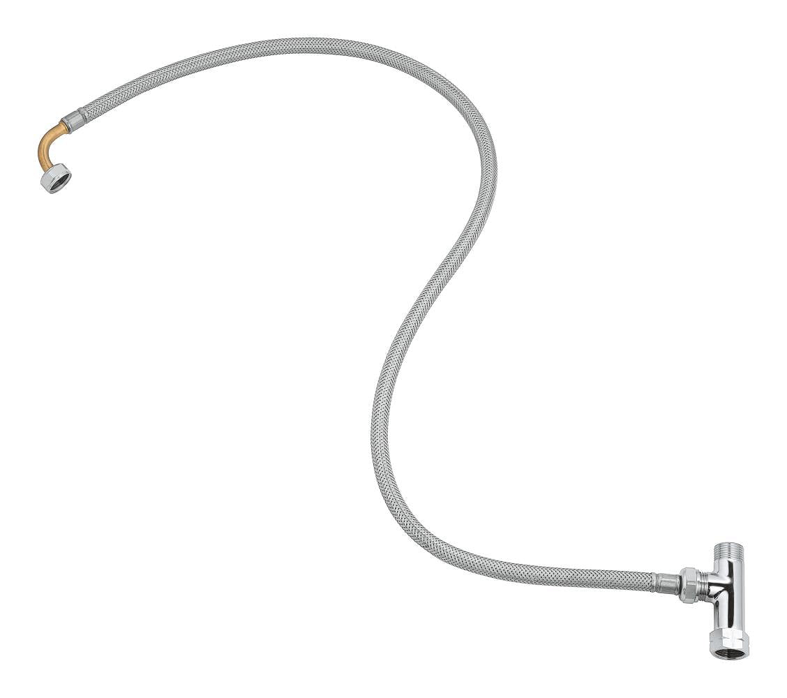 Accessory set shower hose and T piece
