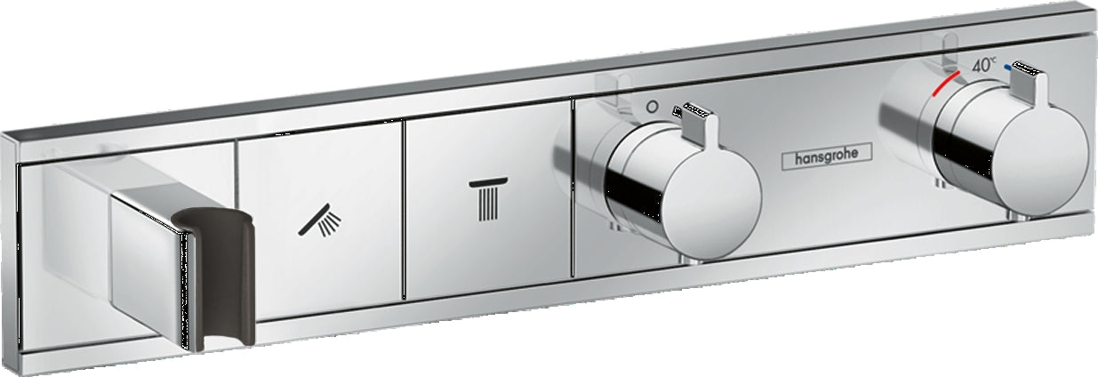 RainSelect Thermostatic mixer for concealed installation for 2 outlets