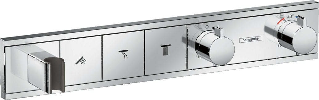 RainSelect Thermostatic mixer for concealed installation for 3 outlets